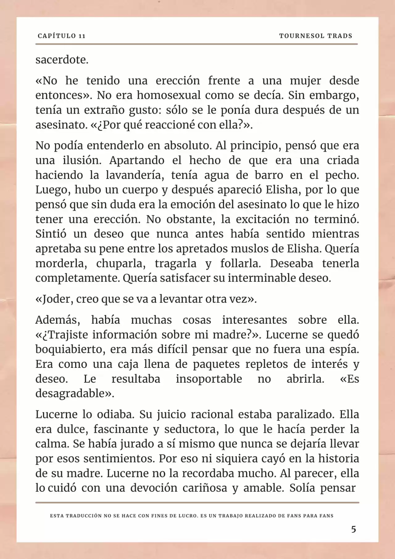 La Prometida Del Depredador (Novela) - Capítulo 11 - Página 6 - LectorTMOo