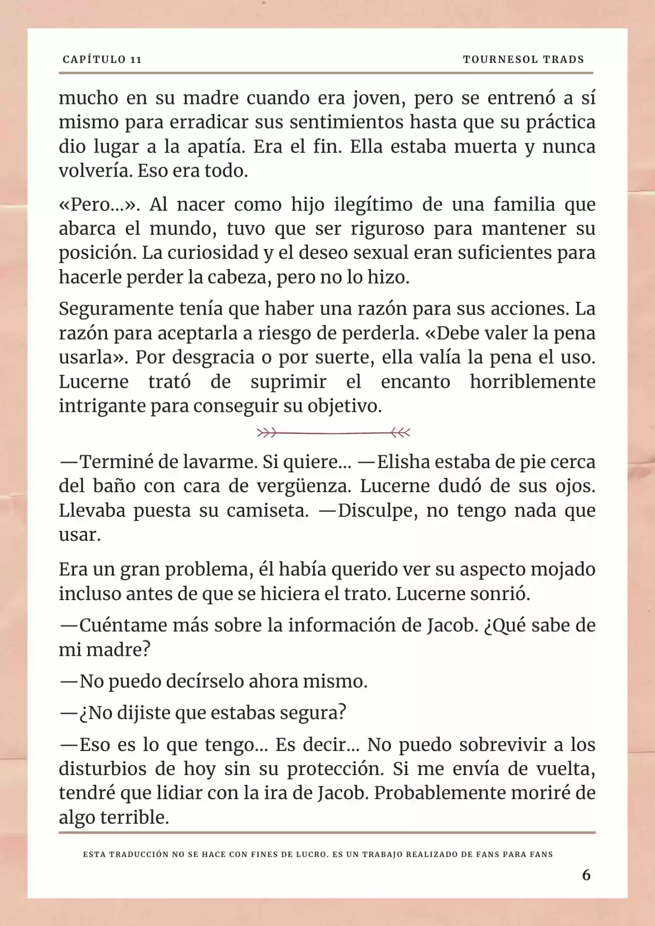 La Prometida Del Depredador (Novela) - Capítulo 11 - Página 7 - LectorTMOo