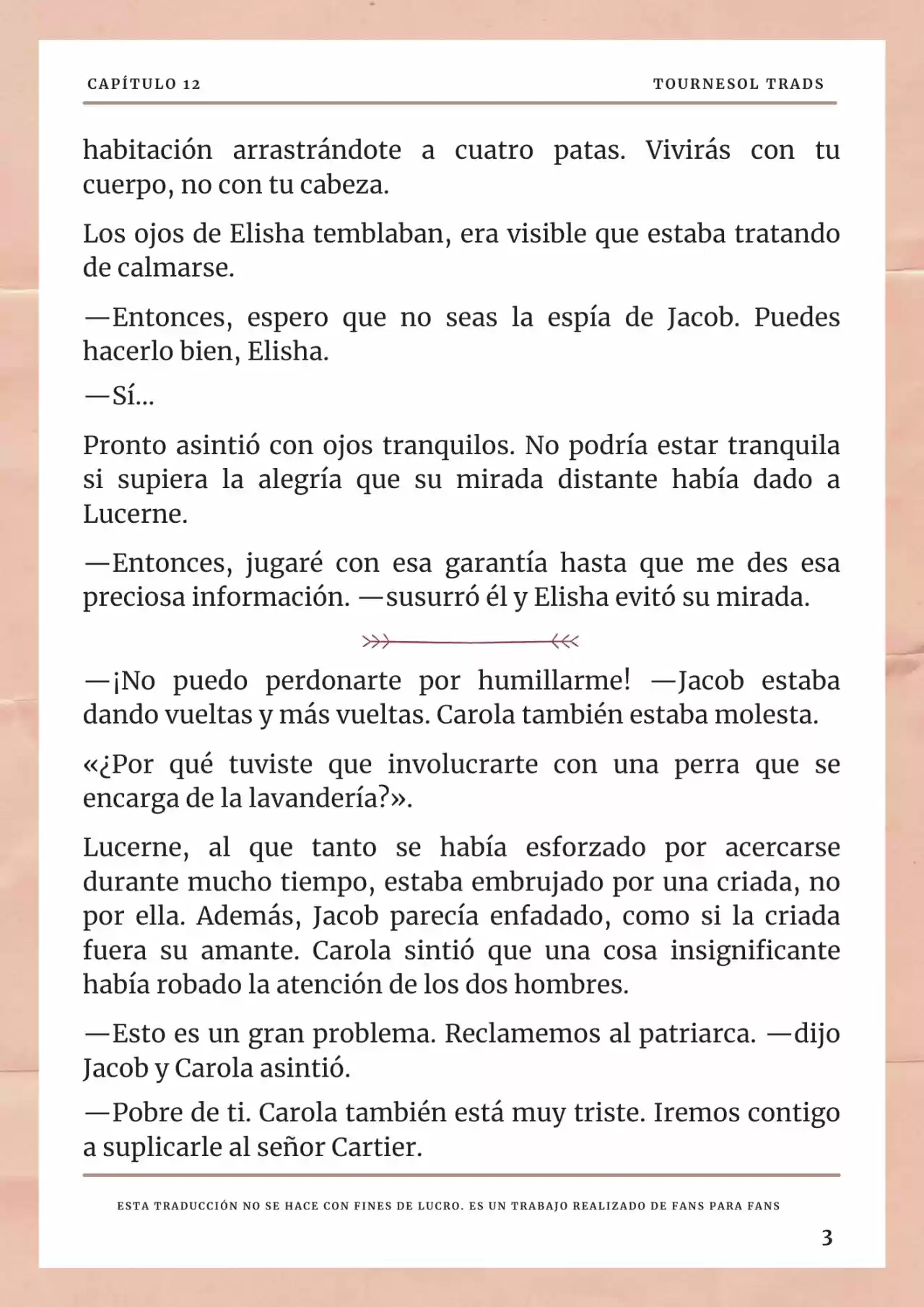 La Prometida Del Depredador (Novela) - Capítulo 12 - Página 4 - LectorTMOo