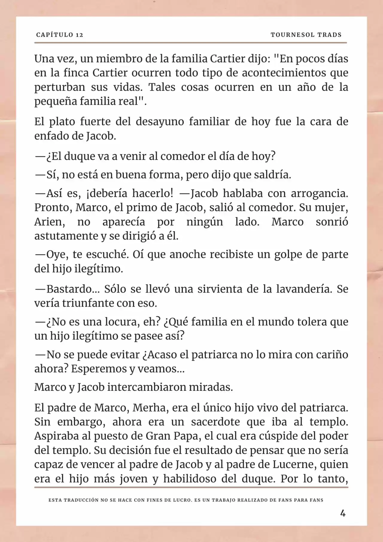 La Prometida Del Depredador (Novela) - Capítulo 12 - Página 5 - LectorTMOo