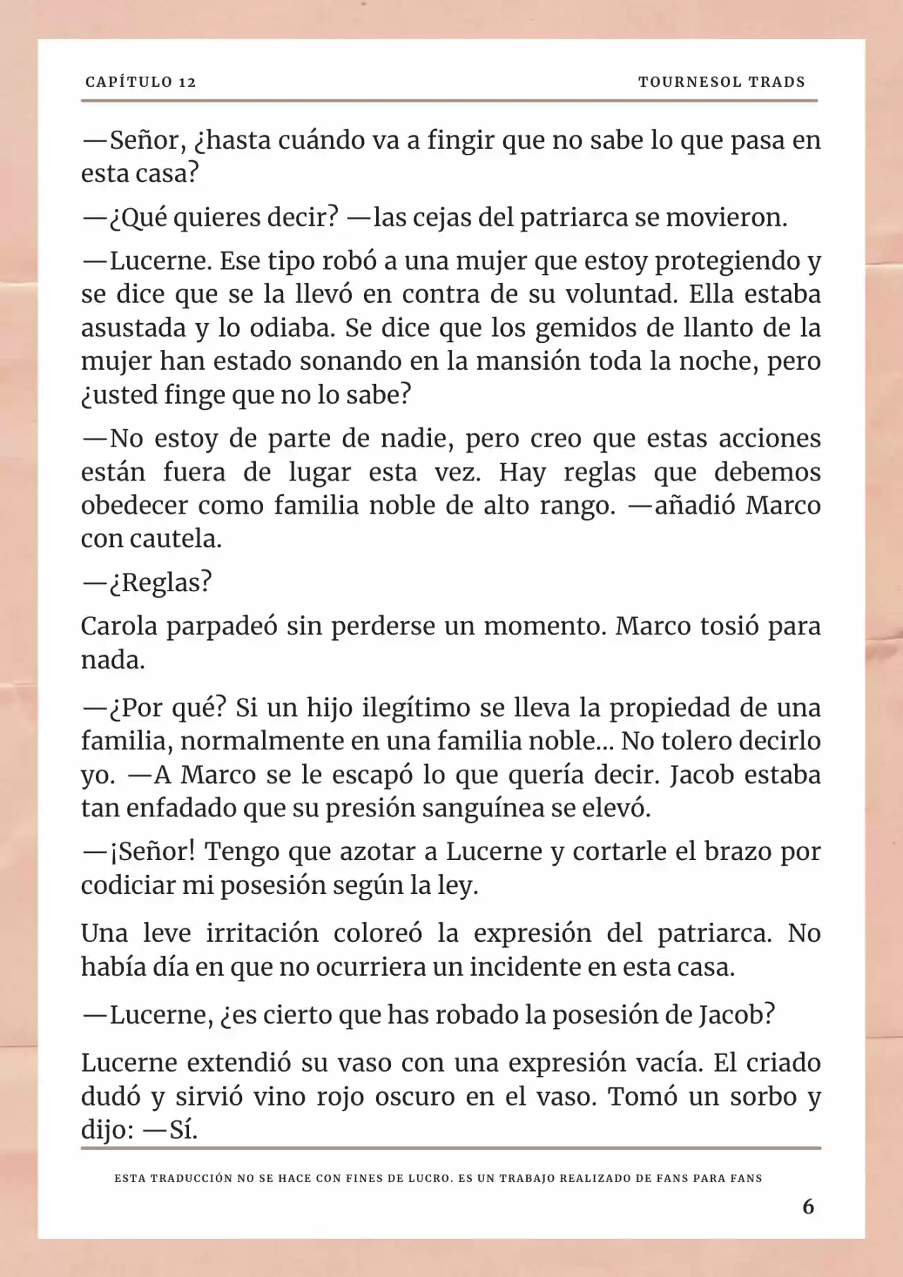 La Prometida Del Depredador (Novela) - Capítulo 12 - Página 7 - LectorTMOo