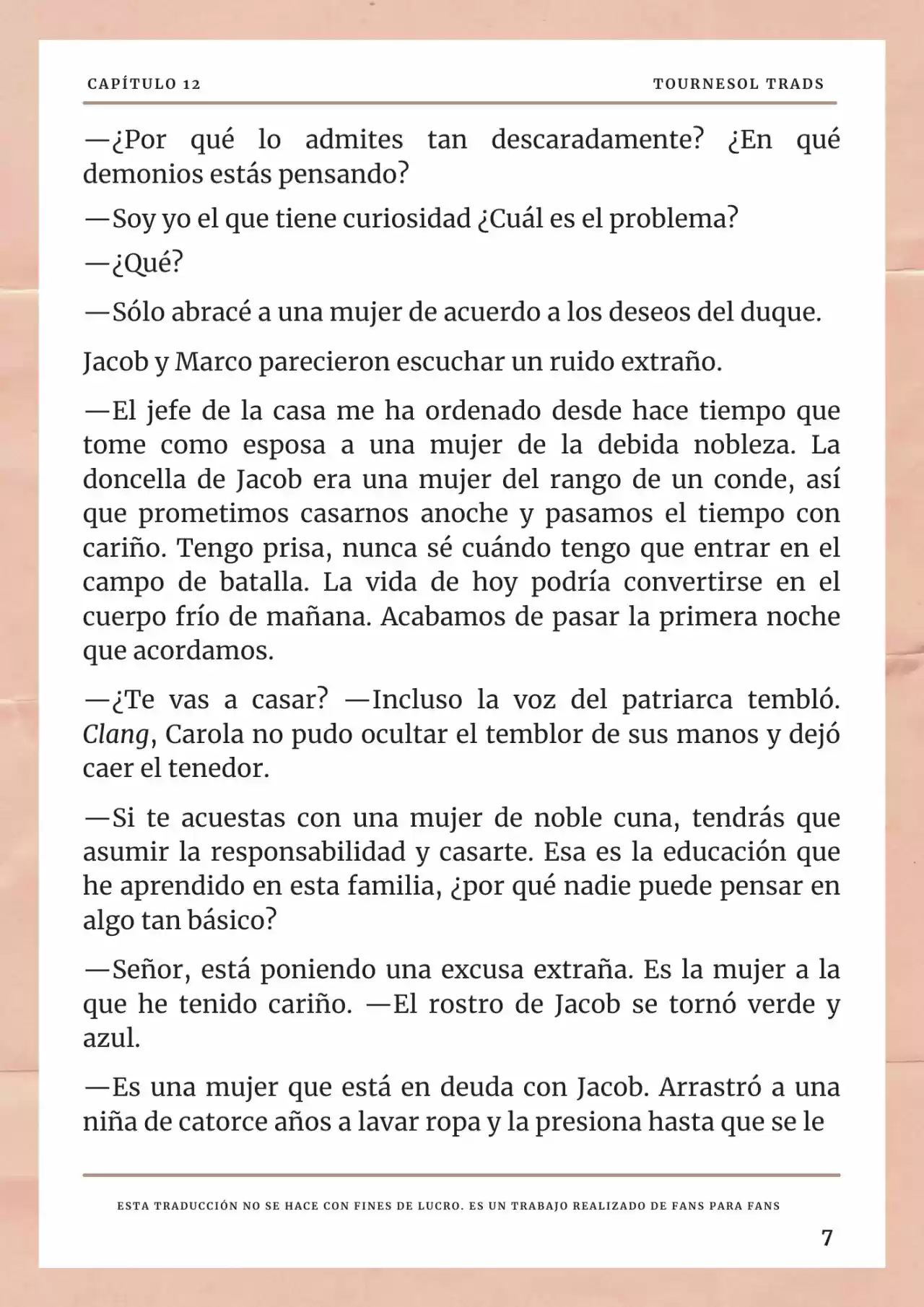 La Prometida Del Depredador (Novela) - Capítulo 12 - Página 8 - LectorTMOo