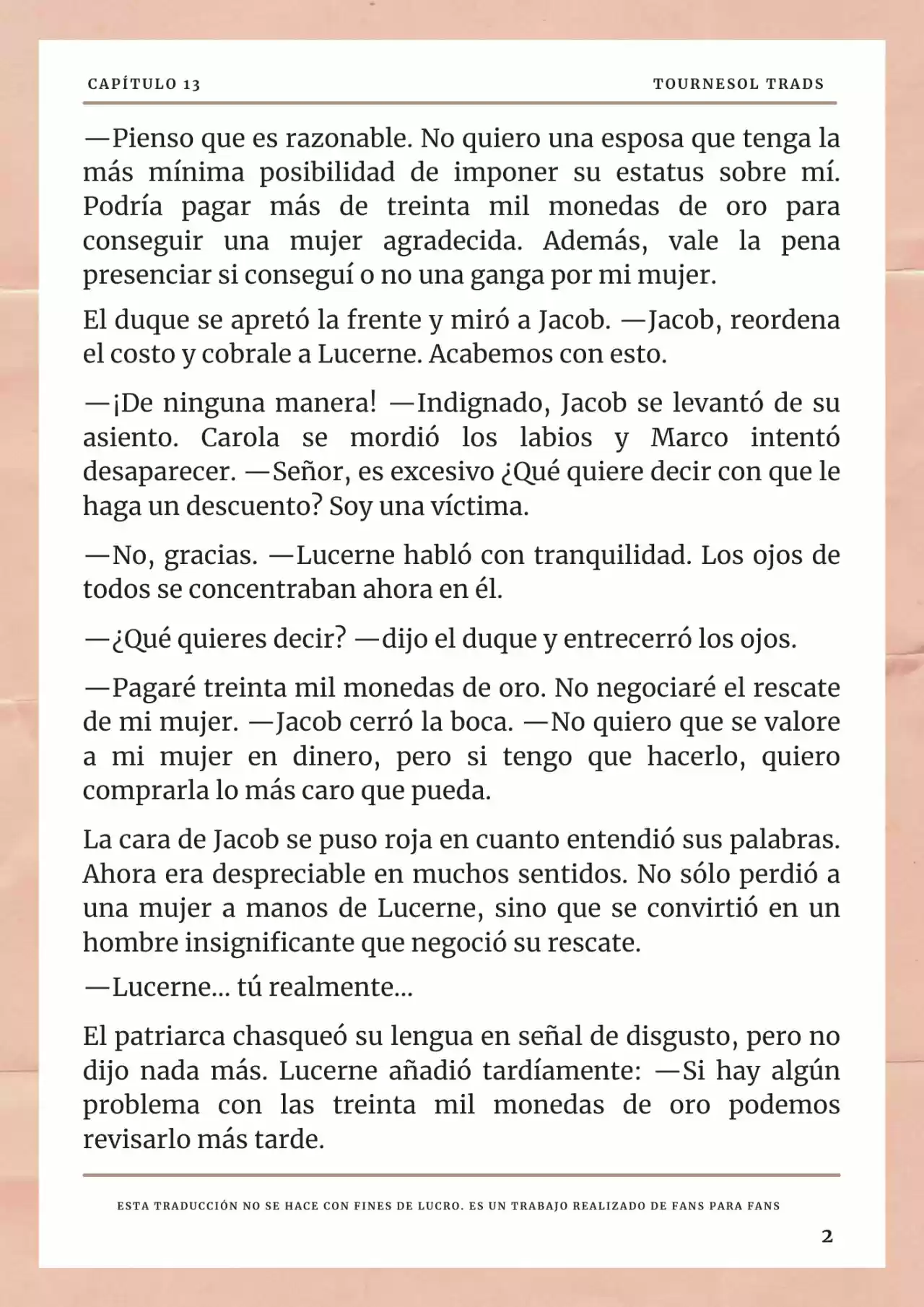 La Prometida Del Depredador (Novela) - Capítulo 13 - Página 3 - LectorTMOo