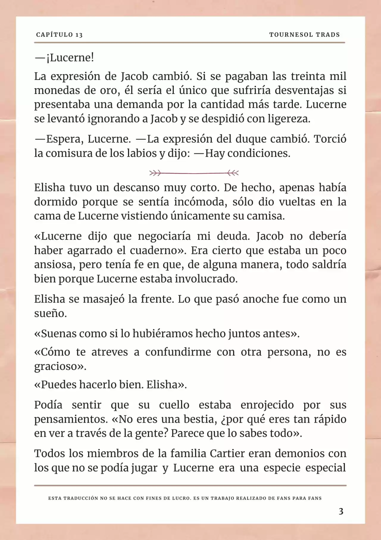 La Prometida Del Depredador (Novela) - Capítulo 13 - Página 4 - LectorTMOo