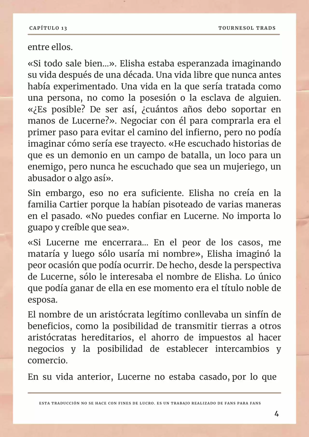 La Prometida Del Depredador (Novela) - Capítulo 13 - Página 5 - LectorTMOo