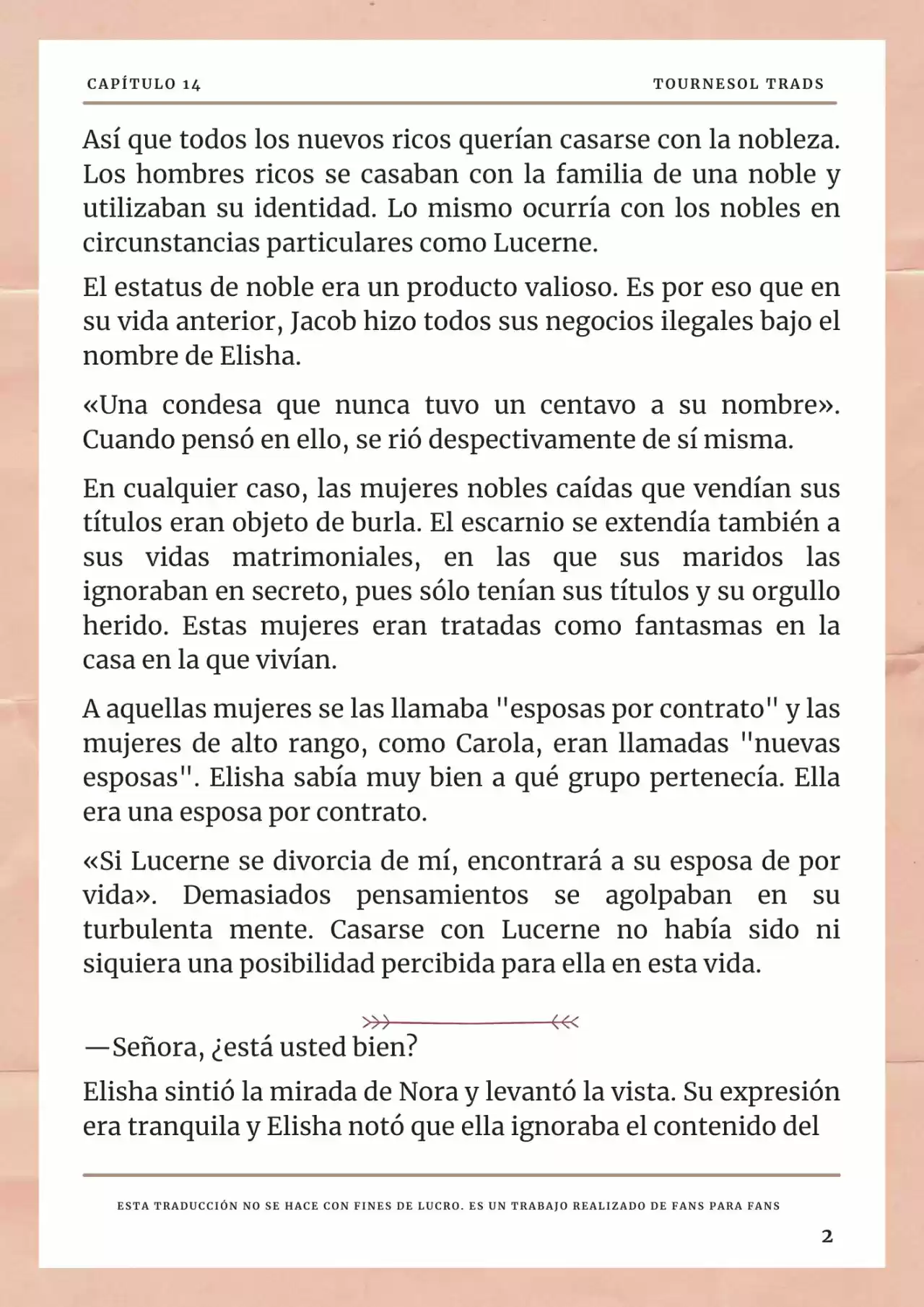 La Prometida Del Depredador (Novela) - Capítulo 14 - Página 3 - LectorTMOo