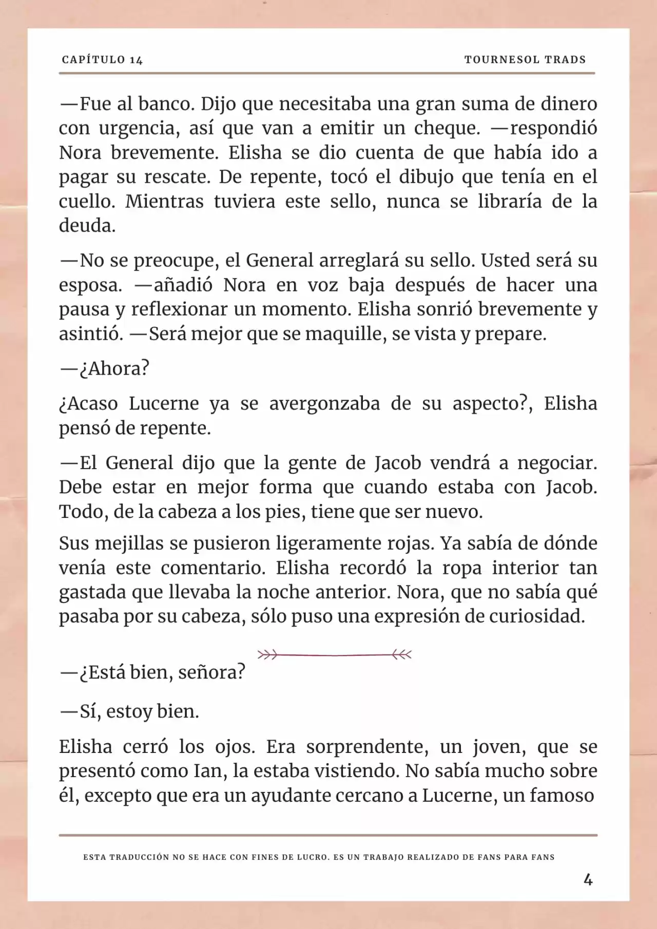 La Prometida Del Depredador (Novela) - Capítulo 14 - Página 5 - LectorTMOo