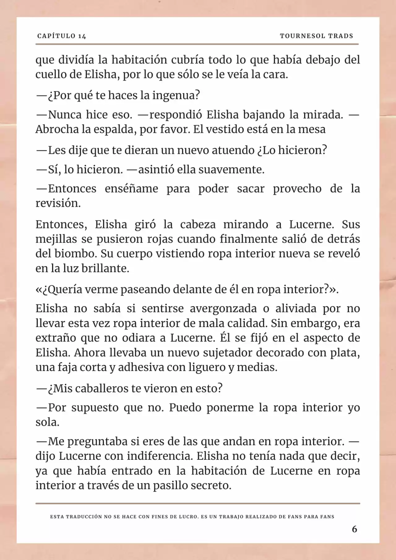 La Prometida Del Depredador (Novela) - Capítulo 14 - Página 7 - LectorTMOo