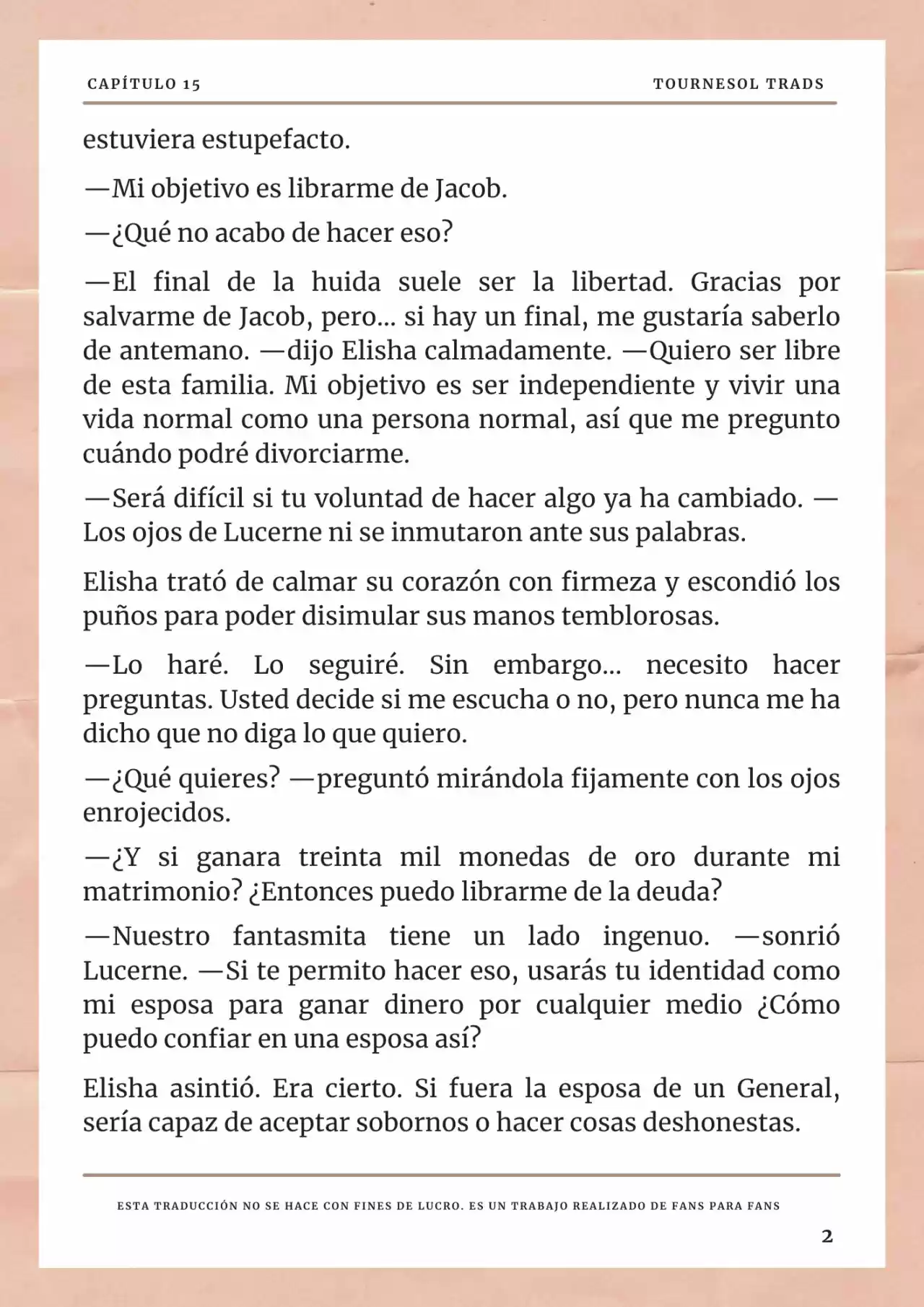 La Prometida Del Depredador (Novela) - Capítulo 15 - Página 3 - LectorTMOo