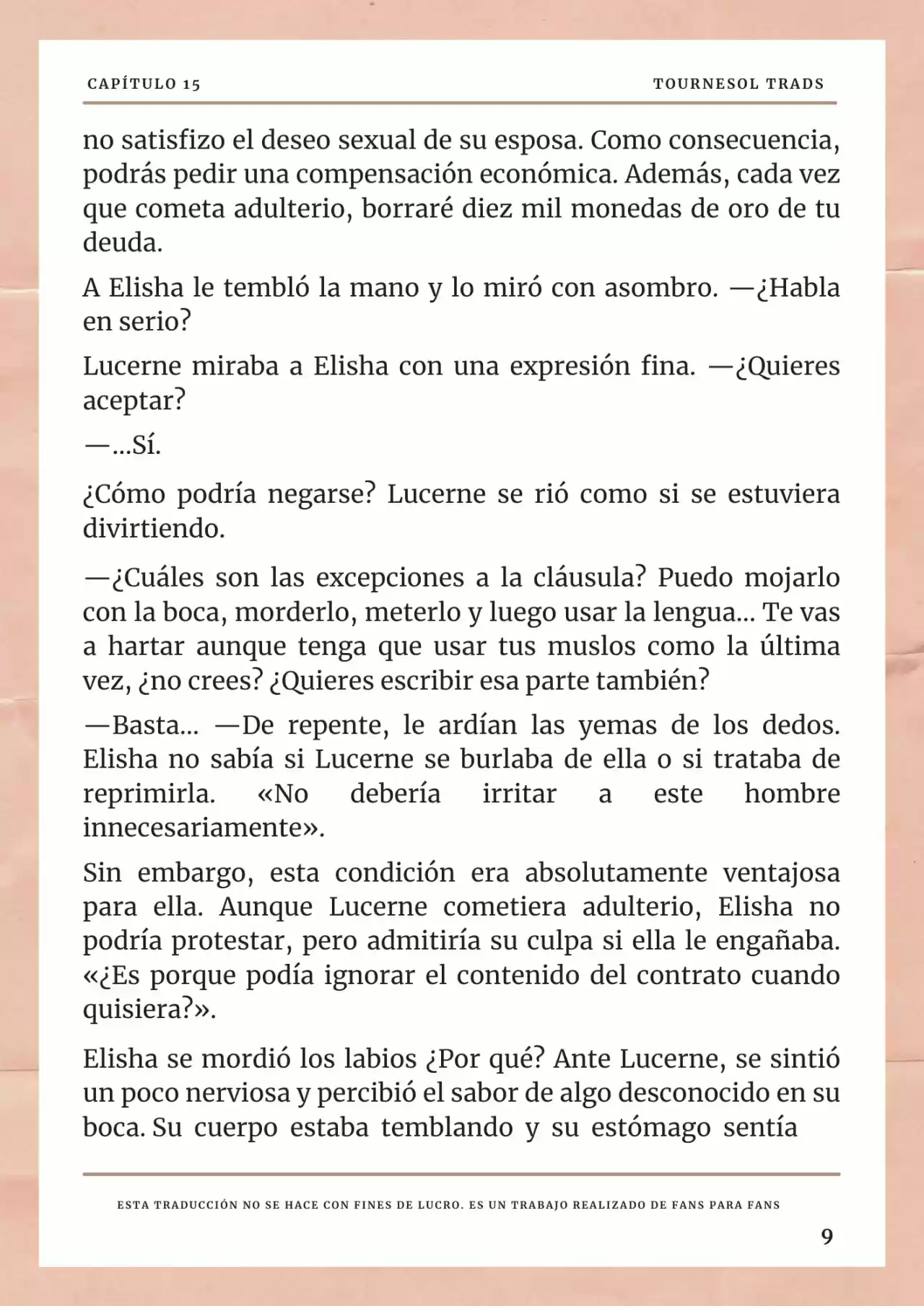 La Prometida Del Depredador (Novela) - Capítulo 15 - Página 10 - LectorTMOo