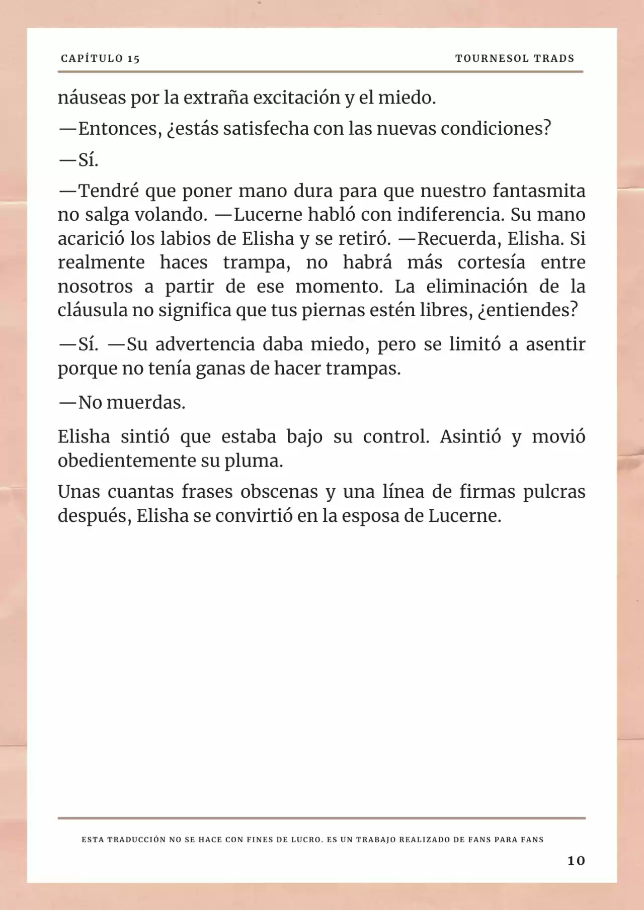 La Prometida Del Depredador (Novela) - Capítulo 15 - Página 11 - LectorTMOo