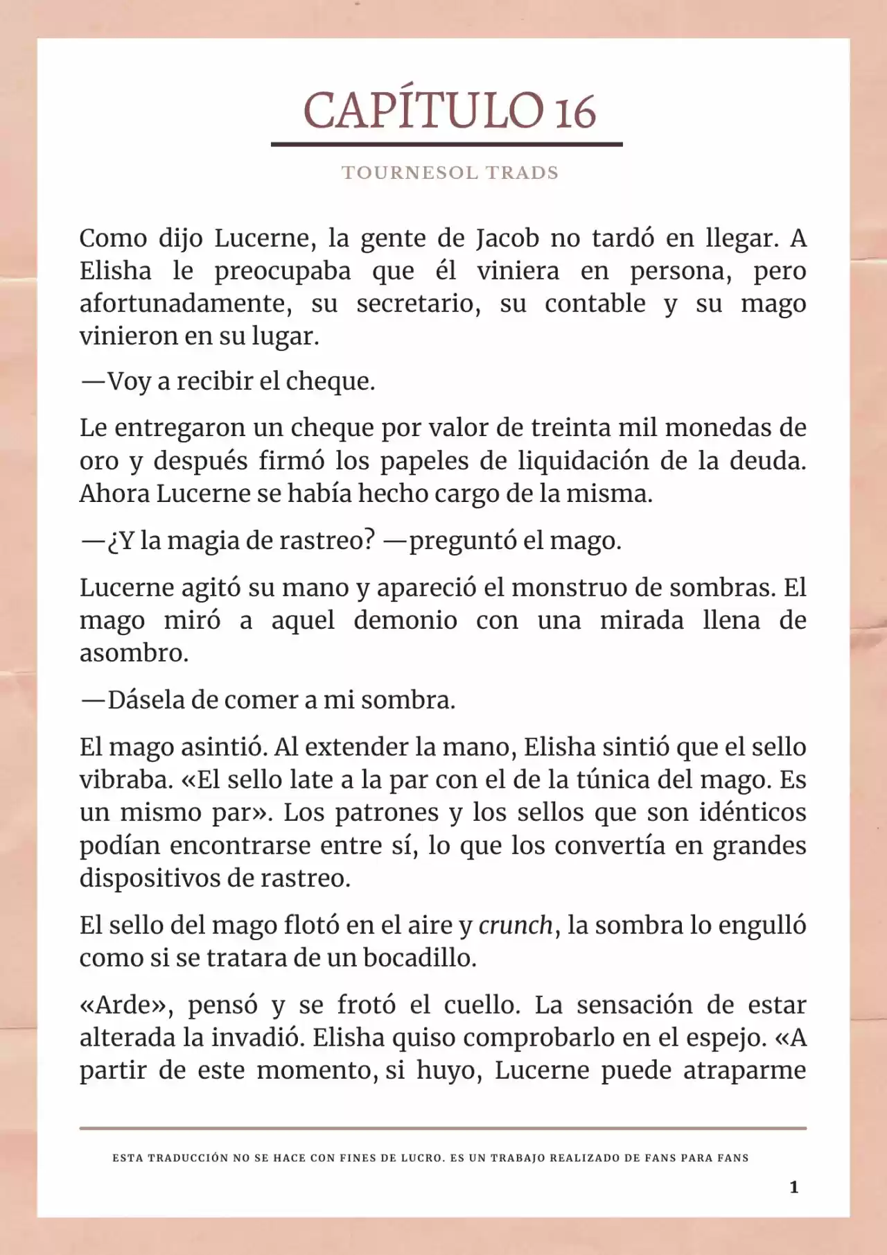 La Prometida Del Depredador (Novela) - Capítulo 16 - Página 2 - LectorTMOo