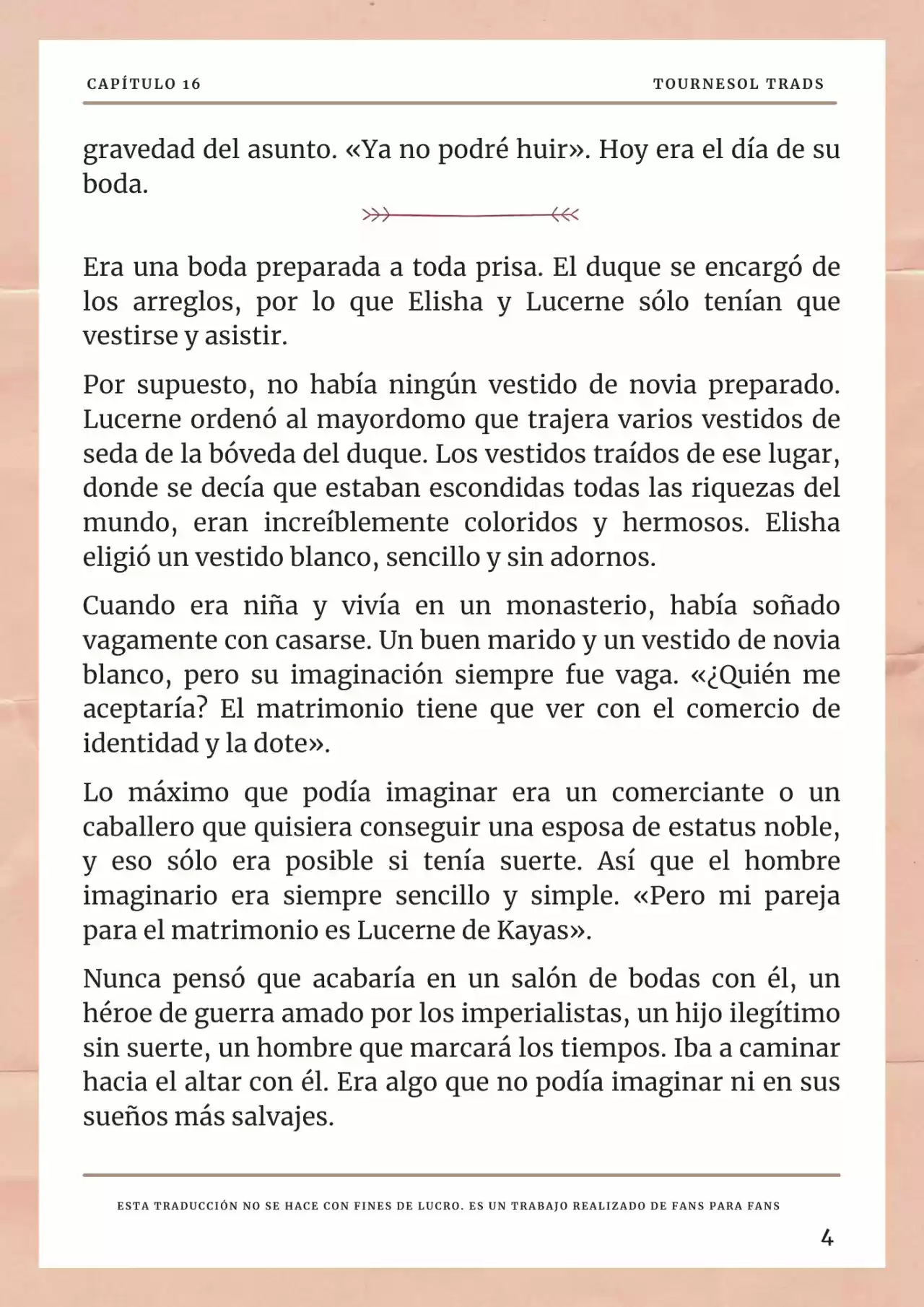 La Prometida Del Depredador (Novela) - Capítulo 16 - Página 5 - LectorTMOo