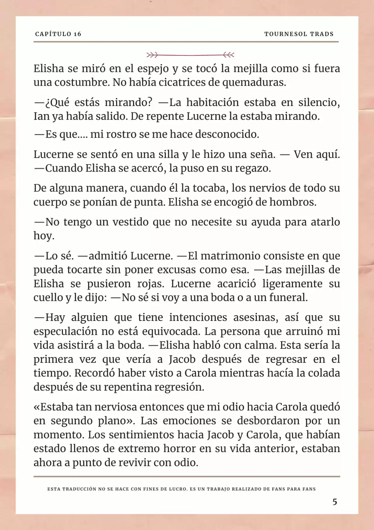 La Prometida Del Depredador (Novela) - Capítulo 16 - Página 6 - LectorTMOo