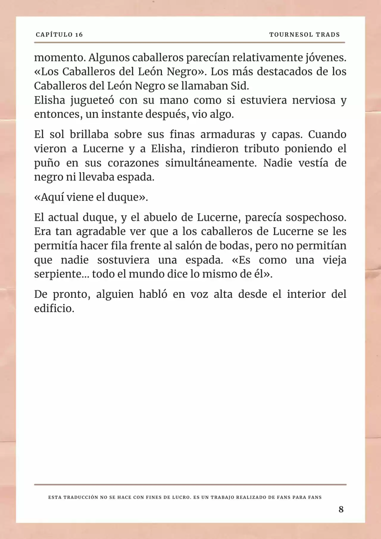 La Prometida Del Depredador (Novela) - Capítulo 16 - Página 9 - LectorTMOo