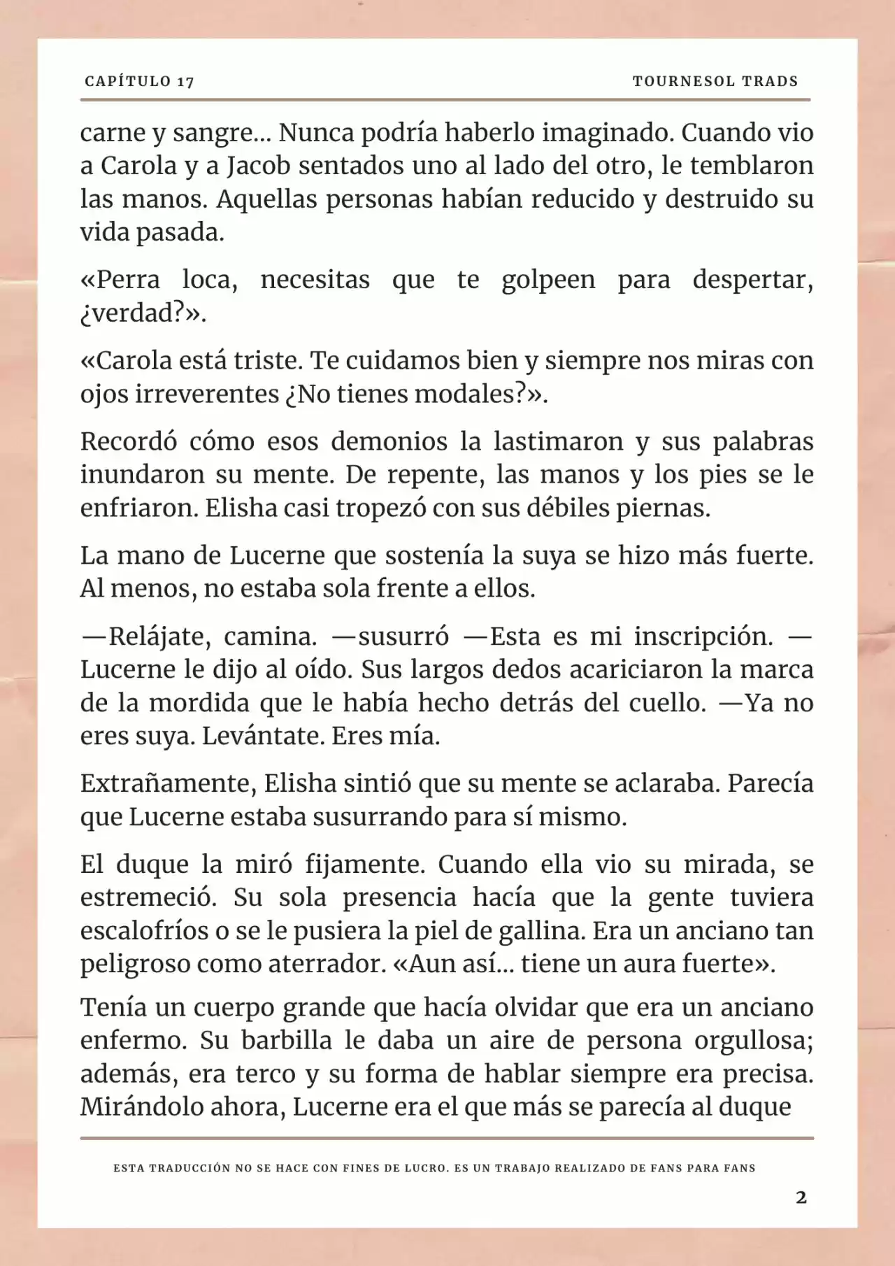 La Prometida Del Depredador (Novela) - Capítulo 17 - Página 3 - LectorTMOo
