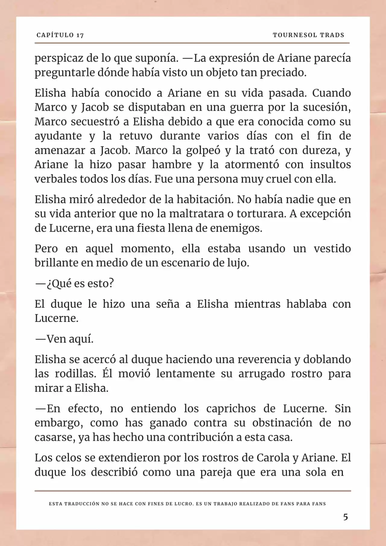 La Prometida Del Depredador (Novela) - Capítulo 17 - Página 6 - LectorTMOo