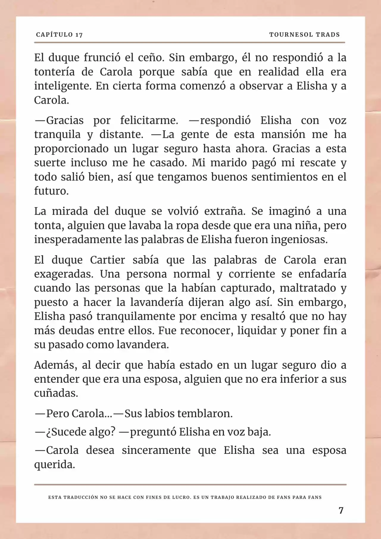 La Prometida Del Depredador (Novela) - Capítulo 17 - Página 8 - LectorTMOo
