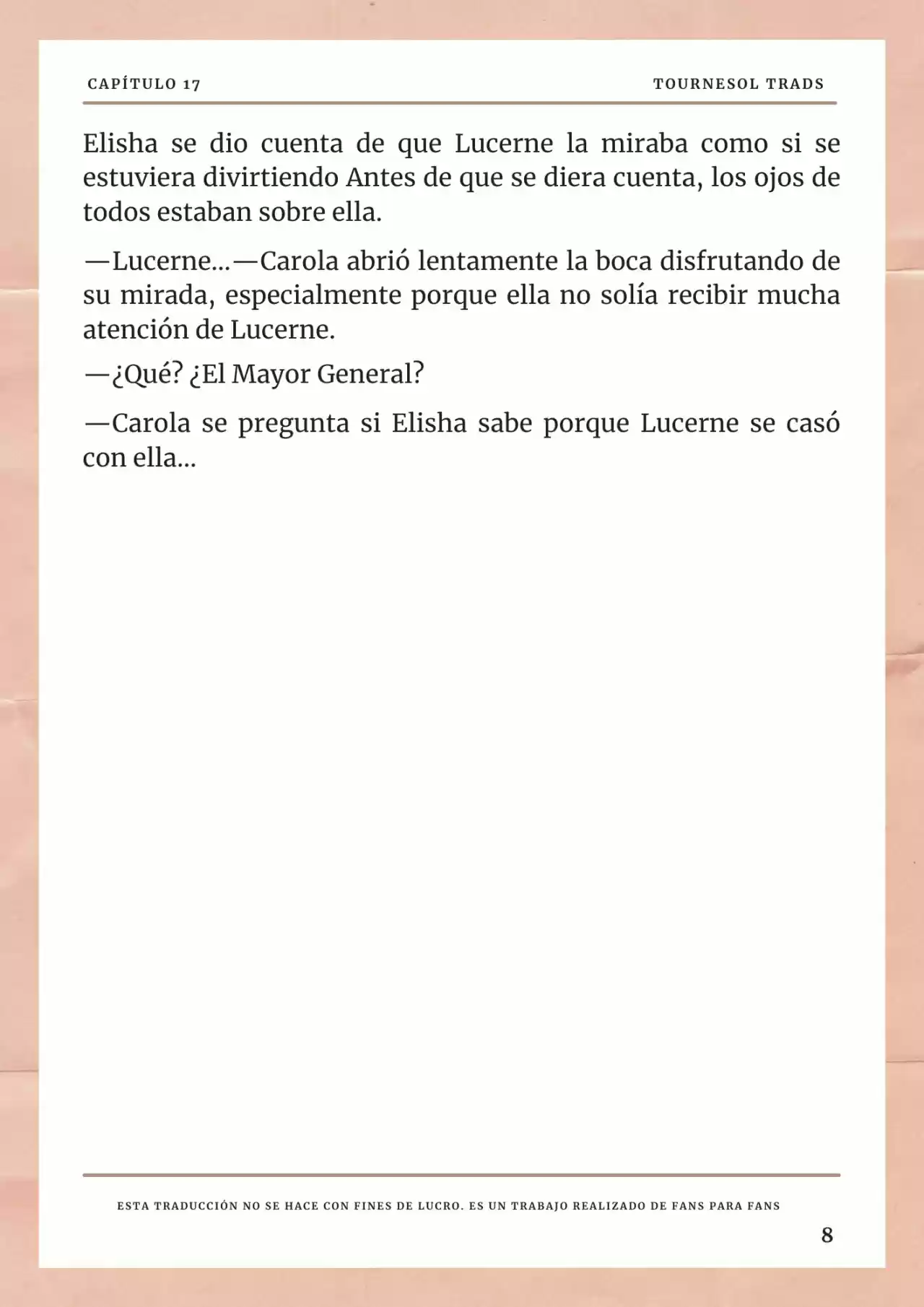 La Prometida Del Depredador (Novela) - Capítulo 17 - Página 9 - LectorTMOo