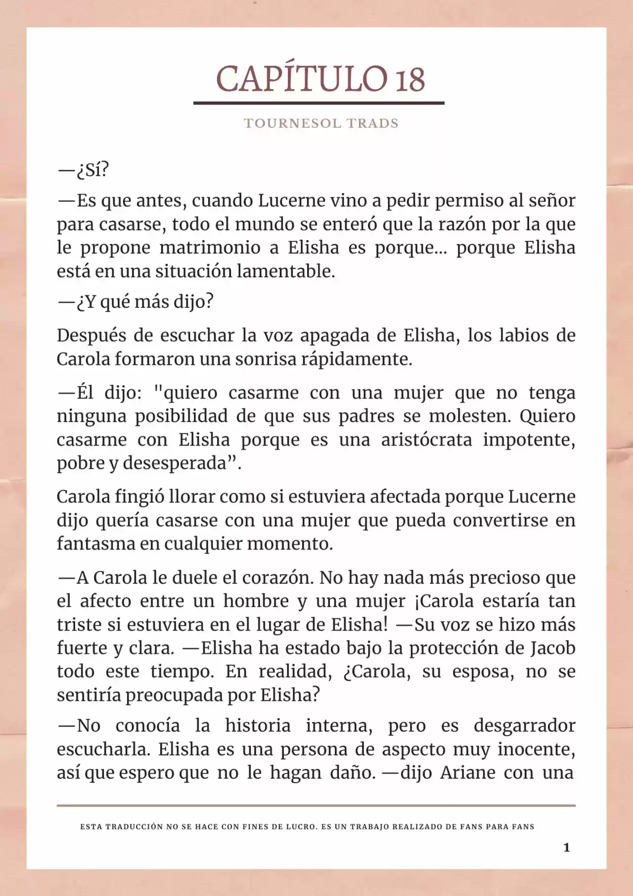 La Prometida Del Depredador (Novela) - Capítulo 18 - Página 2 - LectorTMOo