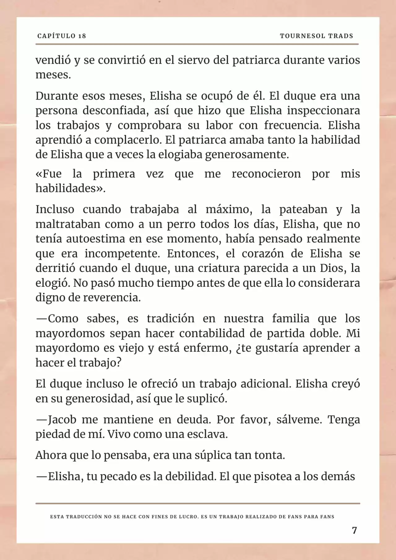 La Prometida Del Depredador (Novela) - Capítulo 18 - Página 8 - LectorTMOo
