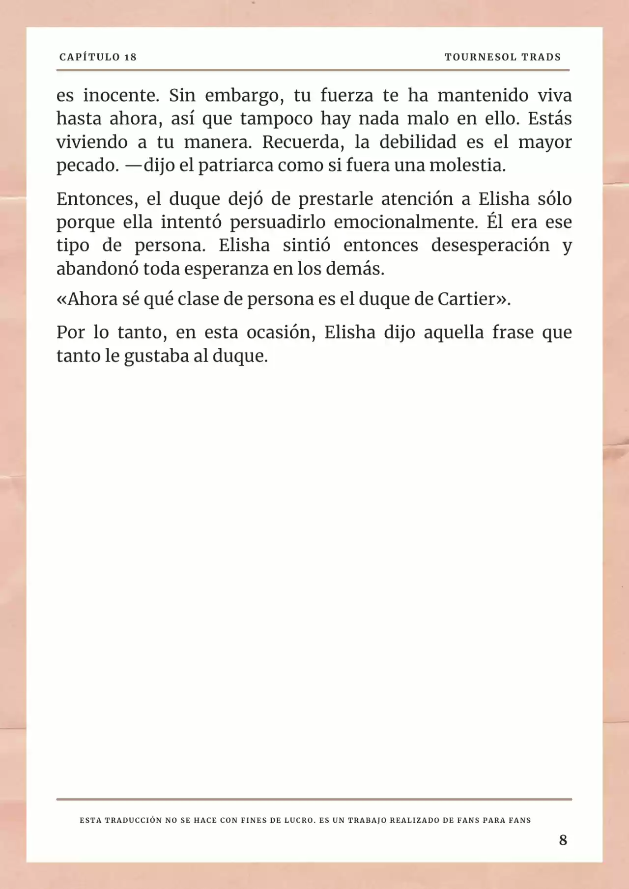 La Prometida Del Depredador (Novela) - Capítulo 18 - Página 9 - LectorTMOo