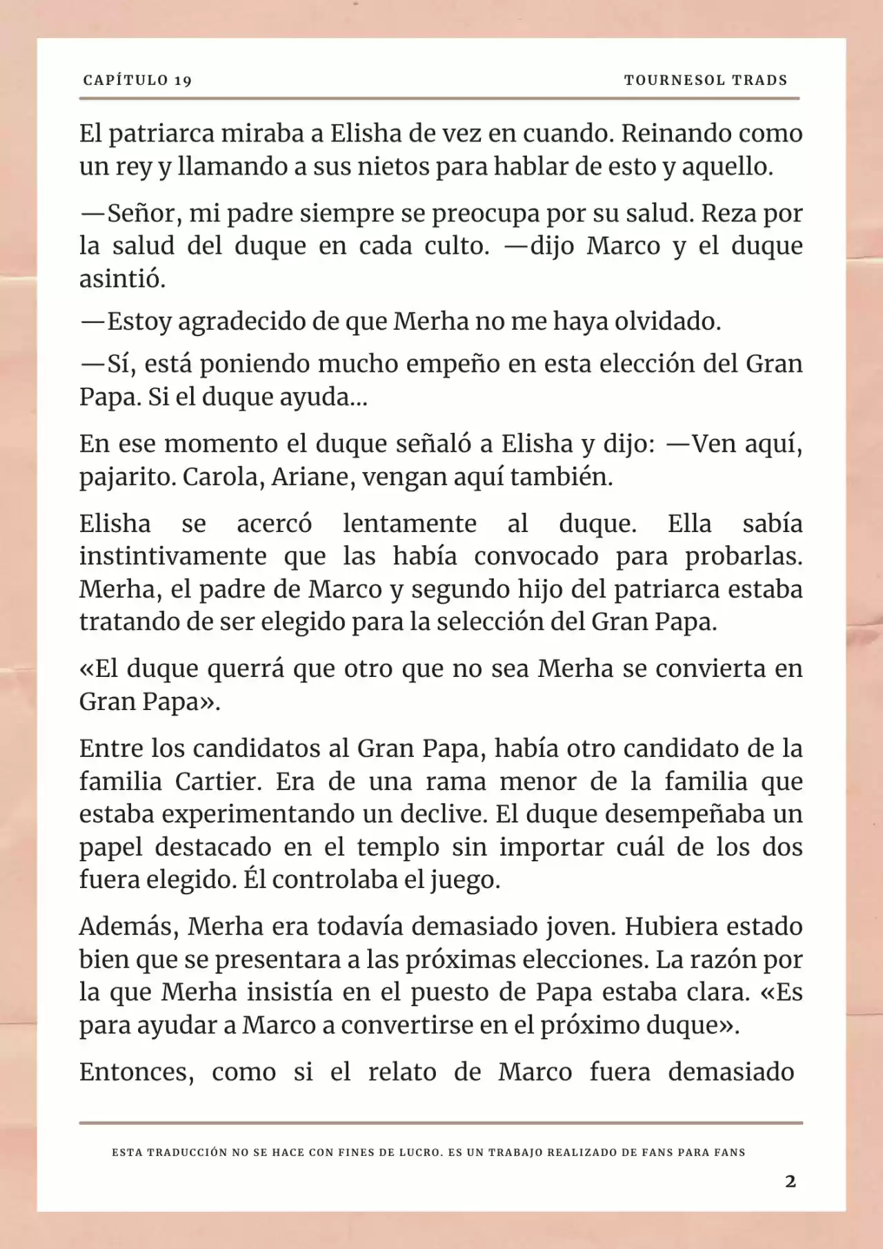 La Prometida Del Depredador (Novela) - Capítulo 19 - Página 3 - LectorTMOo