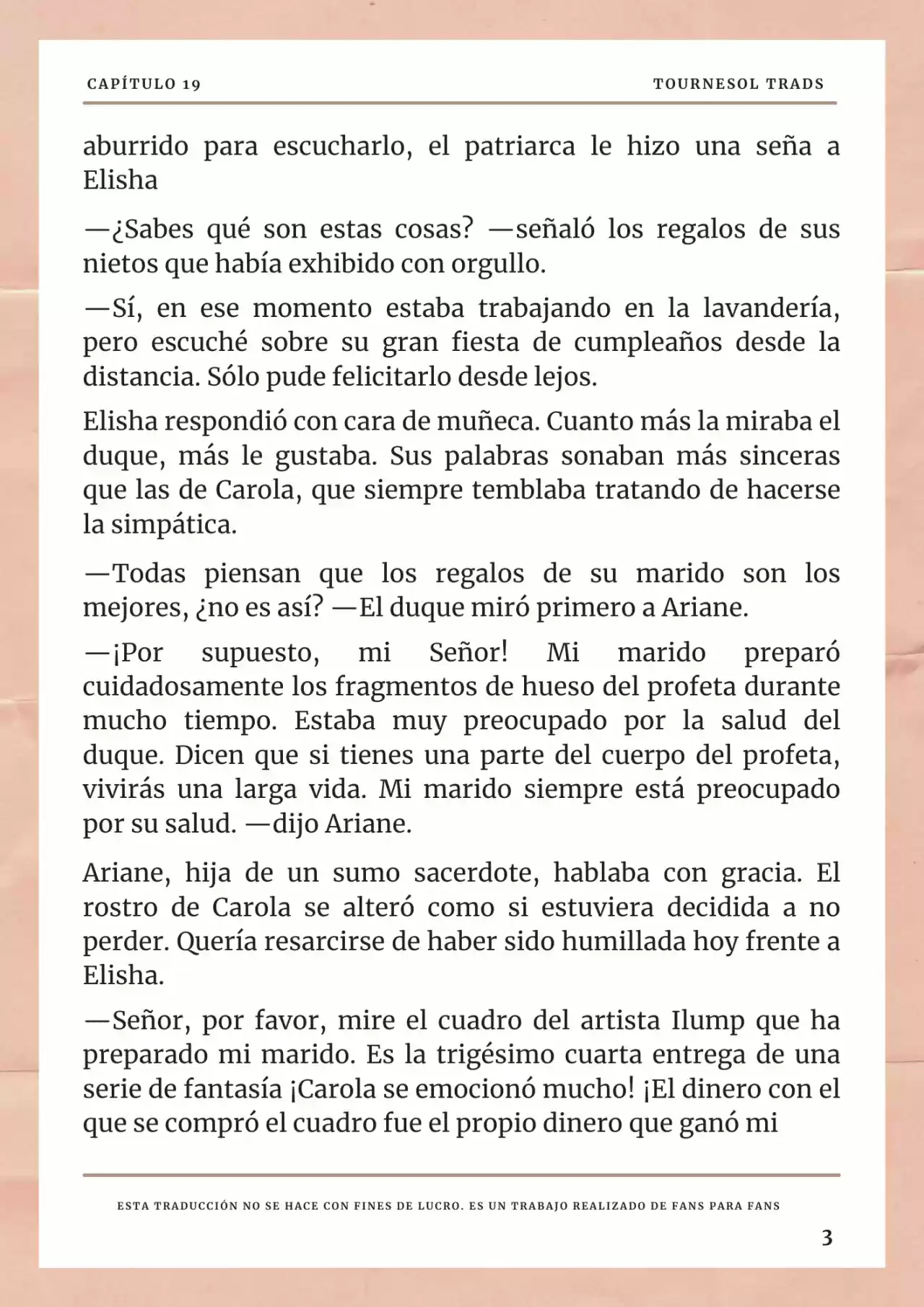 La Prometida Del Depredador (Novela) - Capítulo 19 - Página 4 - LectorTMOo