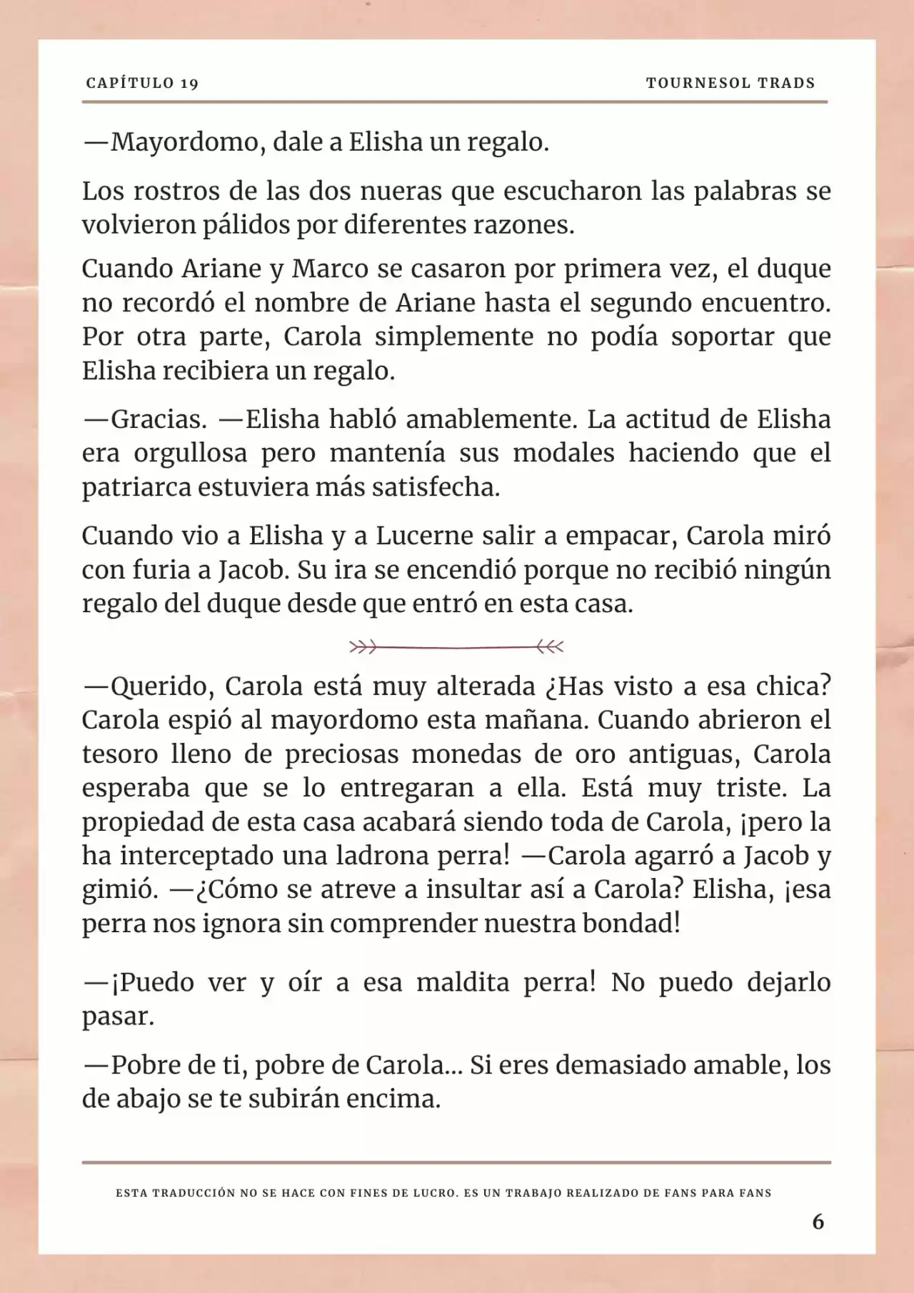 La Prometida Del Depredador (Novela) - Capítulo 19 - Página 7 - LectorTMOo
