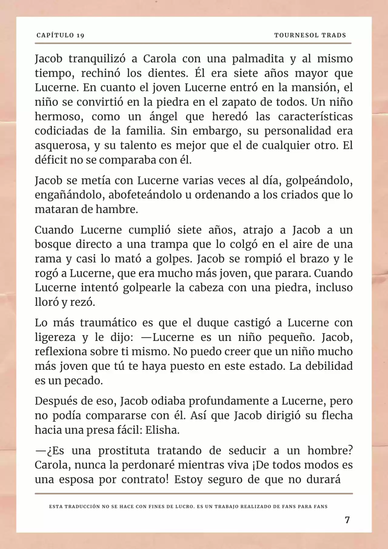 La Prometida Del Depredador (Novela) - Capítulo 19 - Página 8 - LectorTMOo