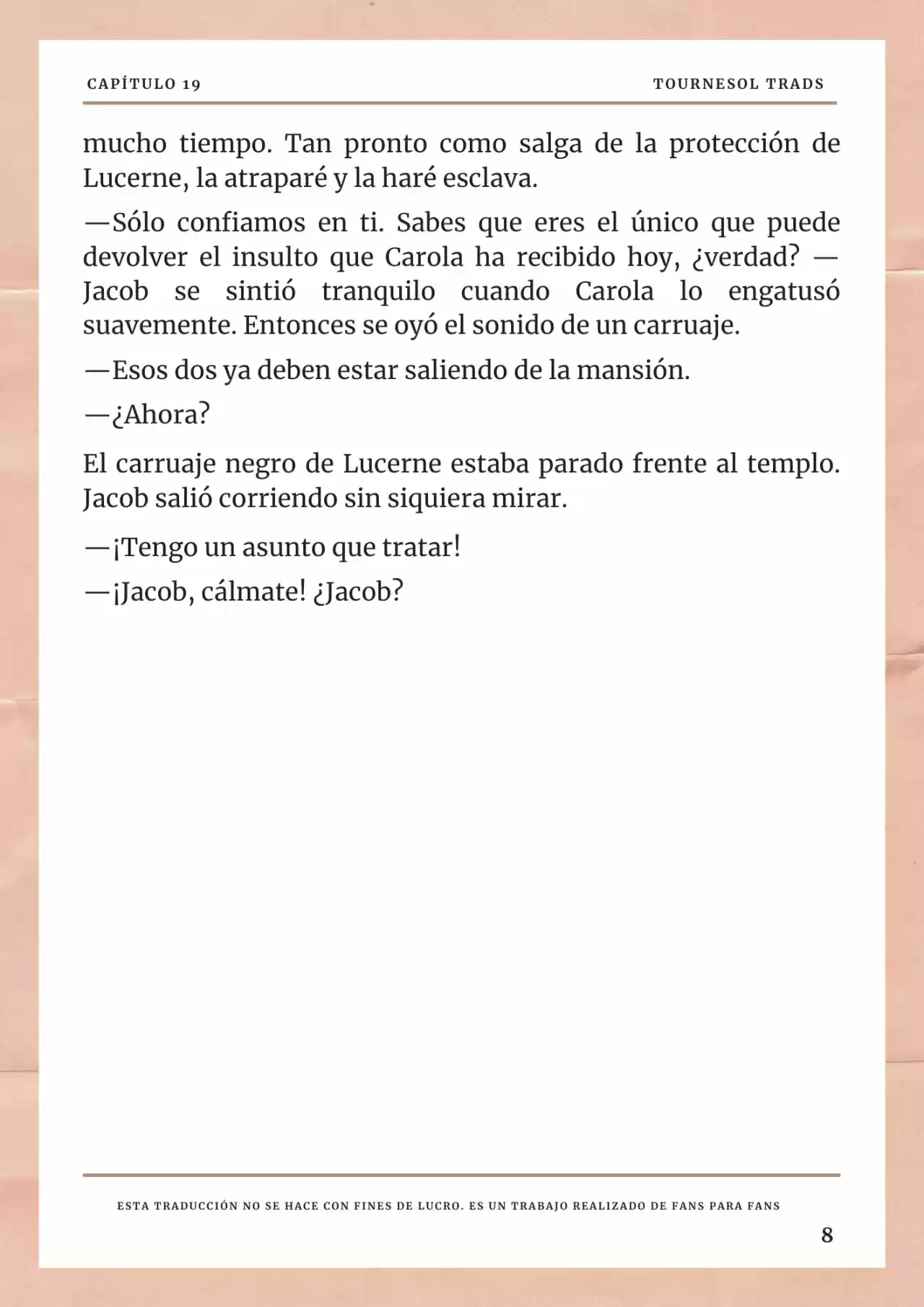 La Prometida Del Depredador (Novela) - Capítulo 19 - Página 9 - LectorTMOo