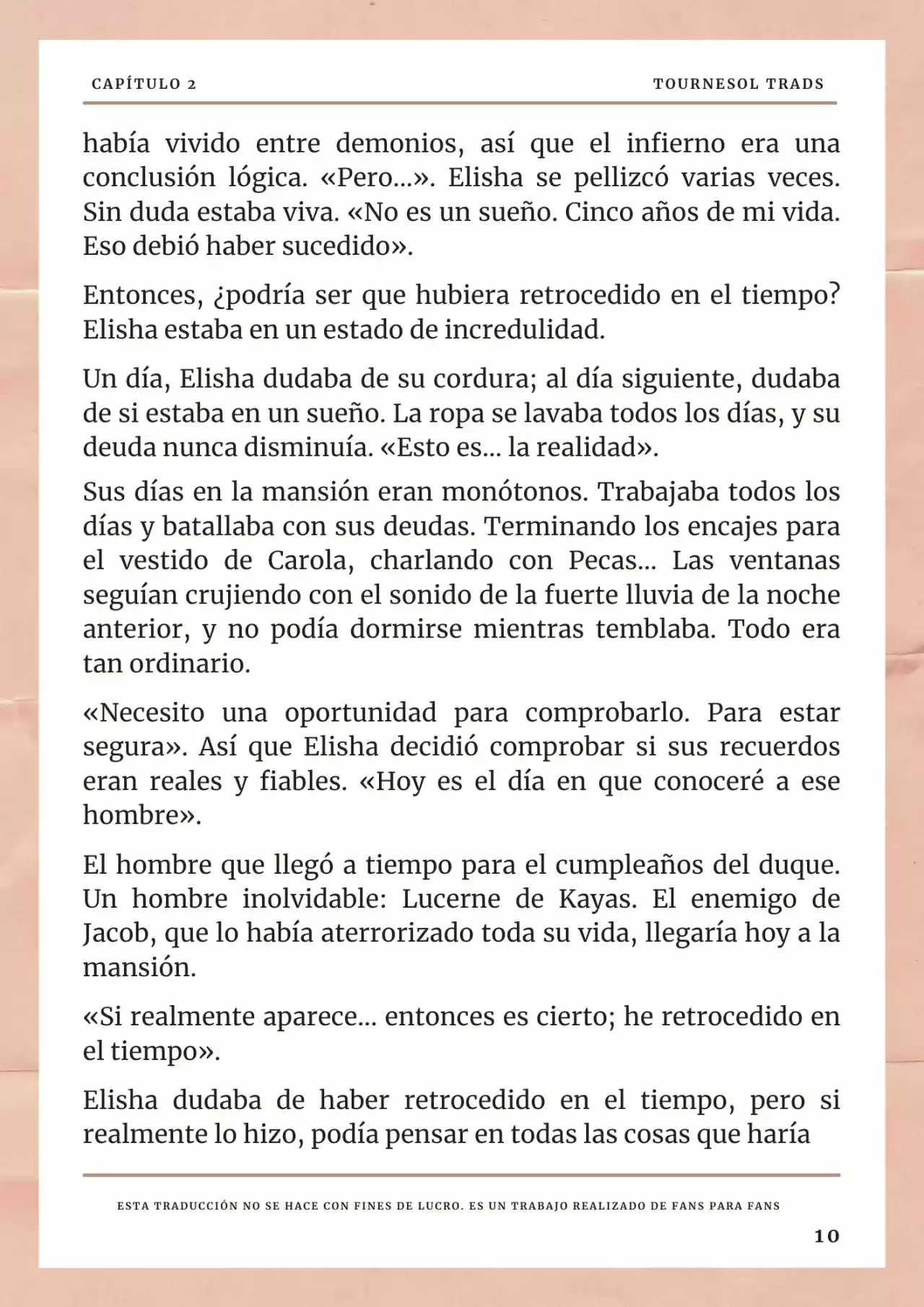 La Prometida Del Depredador (Novela) - Capítulo 2 - Página 11 - LectorTMOo