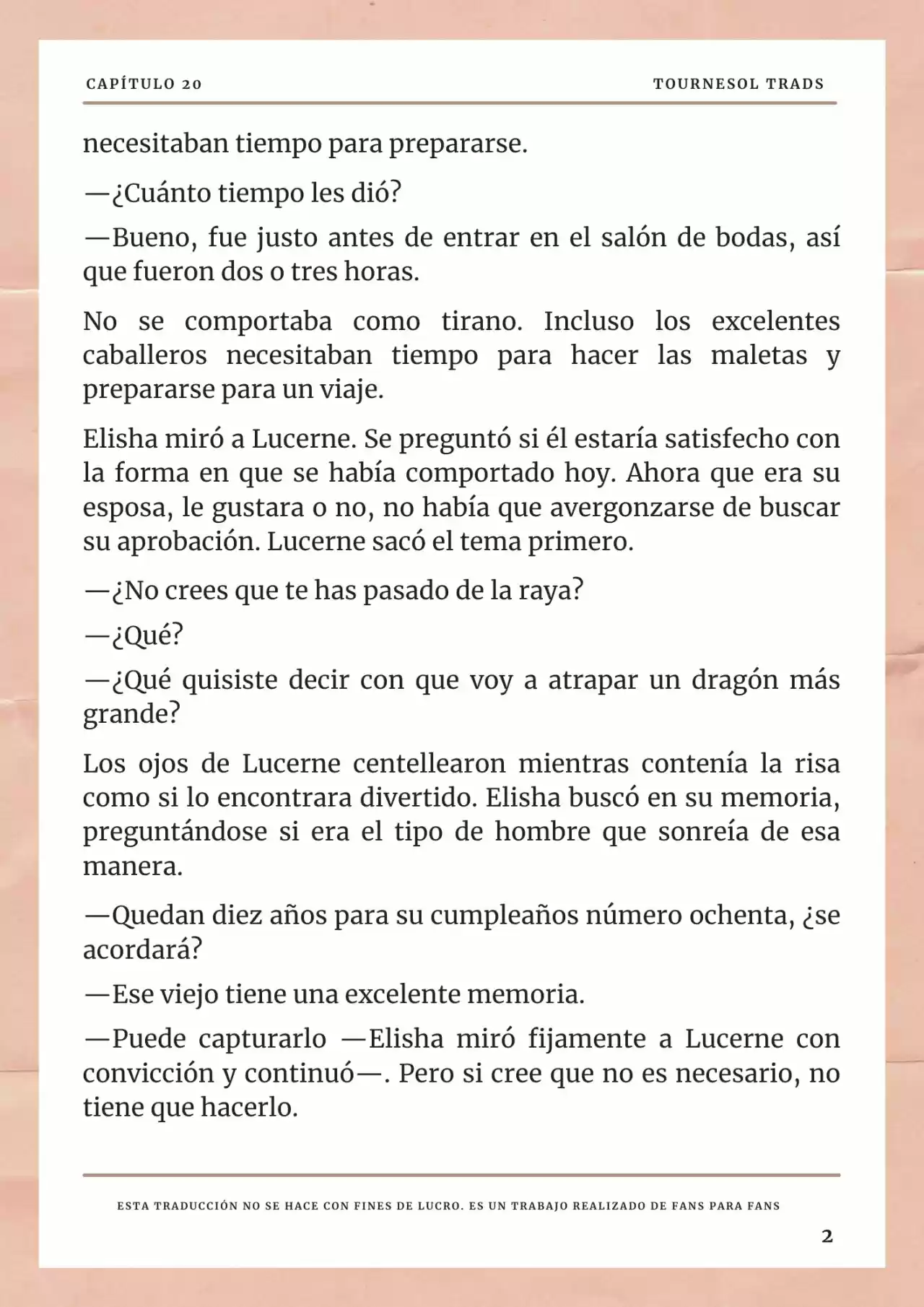 La Prometida Del Depredador (Novela) - Capítulo 20 - Página 3 - LectorTMOo