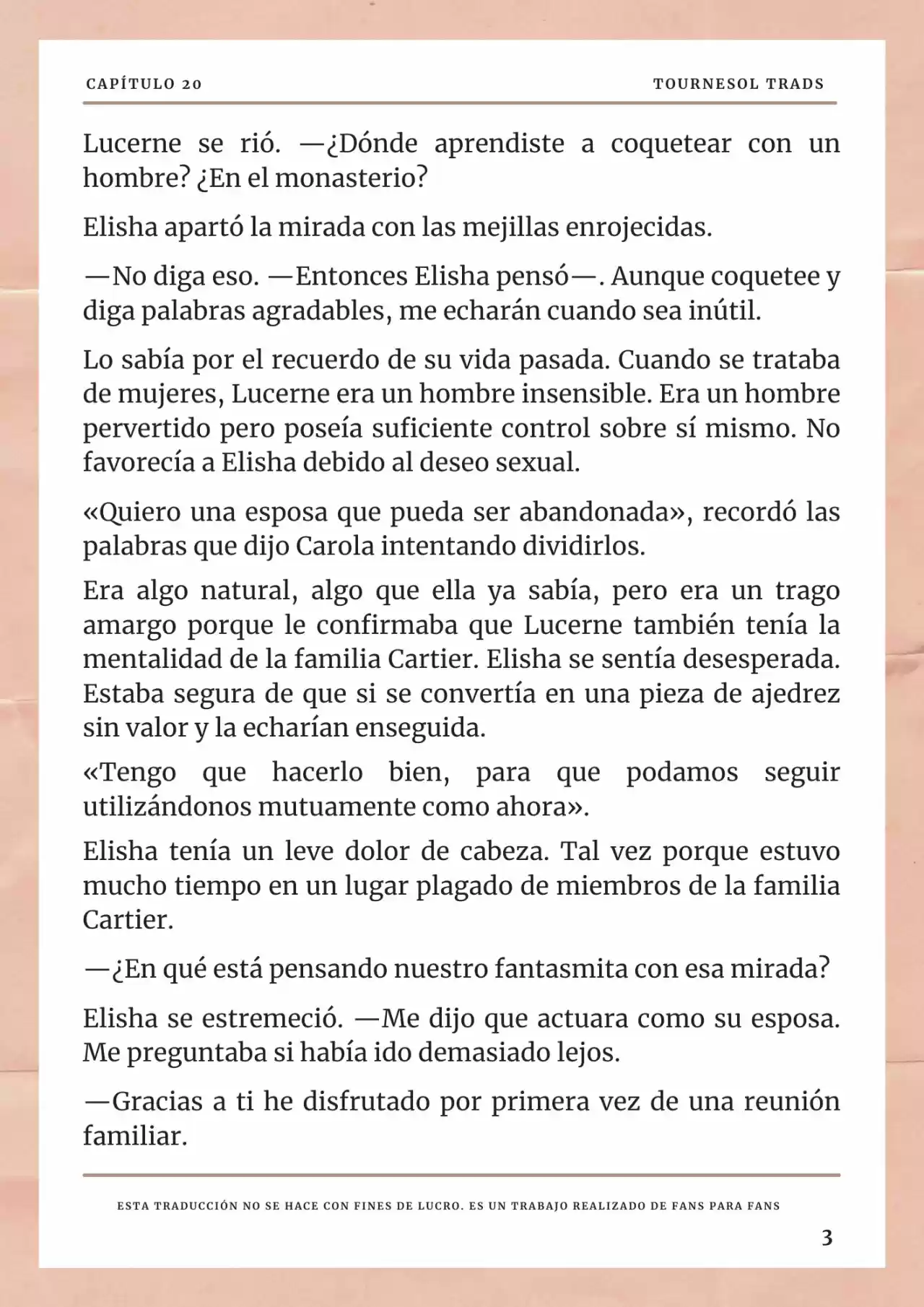 La Prometida Del Depredador (Novela) - Capítulo 20 - Página 4 - LectorTMOo