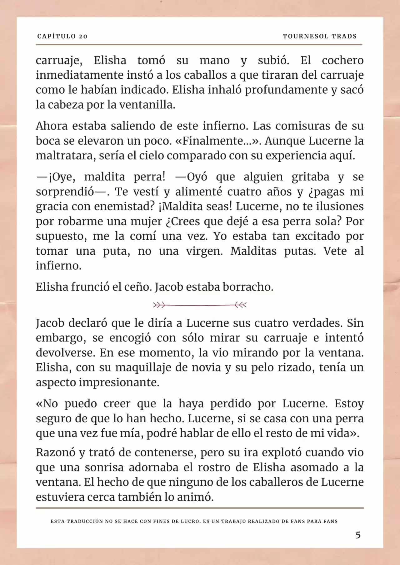 La Prometida Del Depredador (Novela) - Capítulo 20 - Página 6 - LectorTMOo