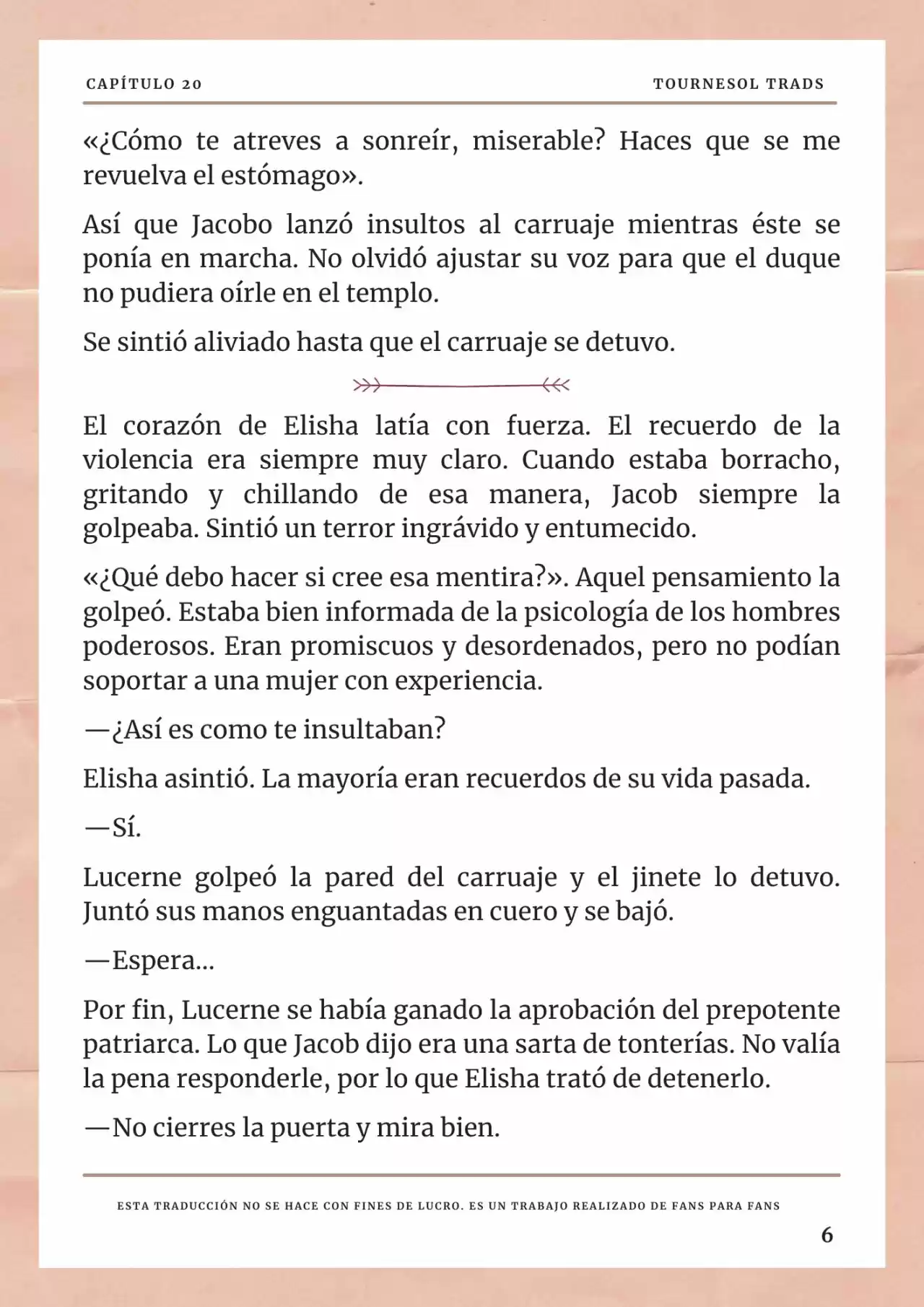 La Prometida Del Depredador (Novela) - Capítulo 20 - Página 7 - LectorTMOo