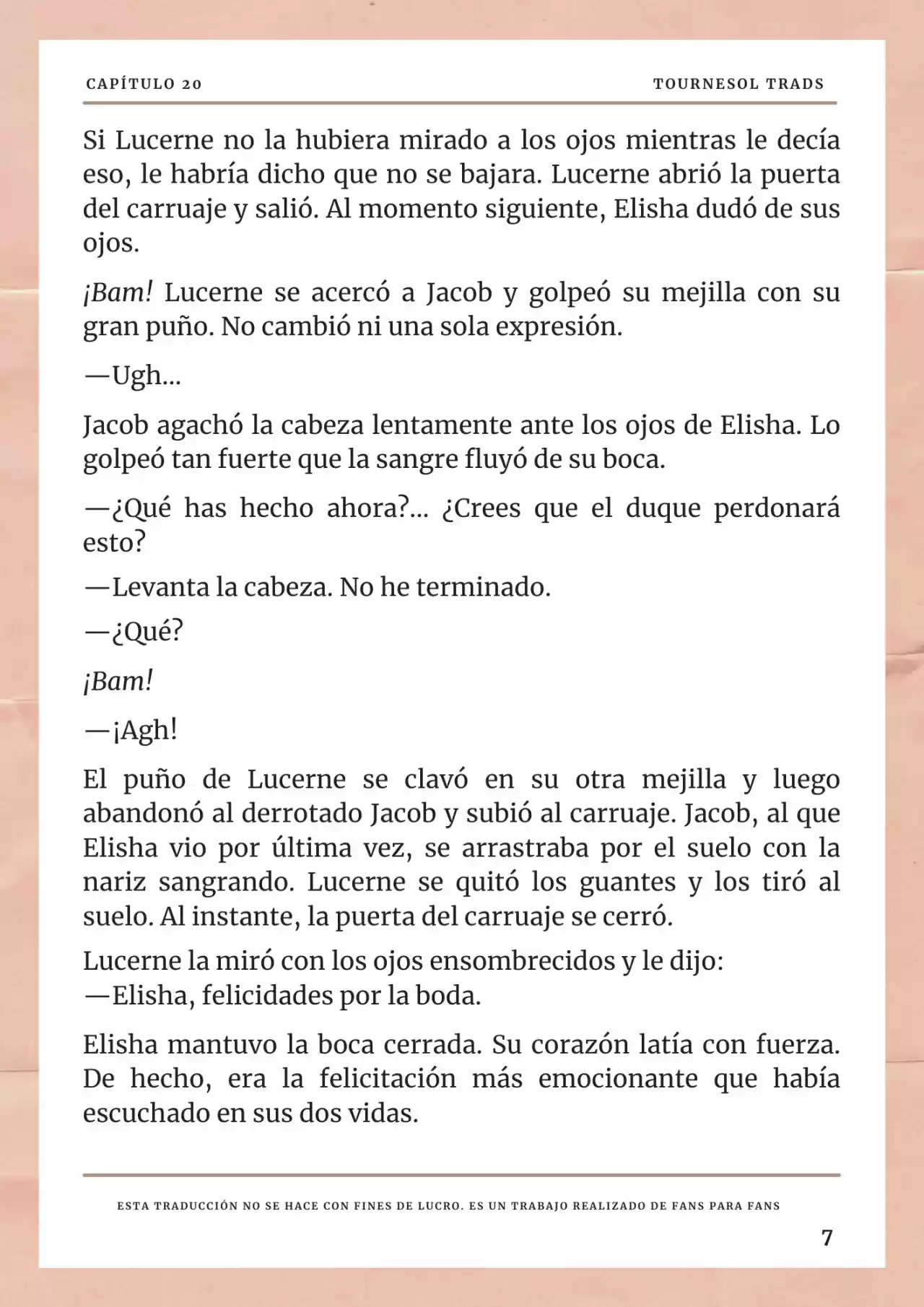 La Prometida Del Depredador (Novela) - Capítulo 20 - Página 8 - LectorTMOo
