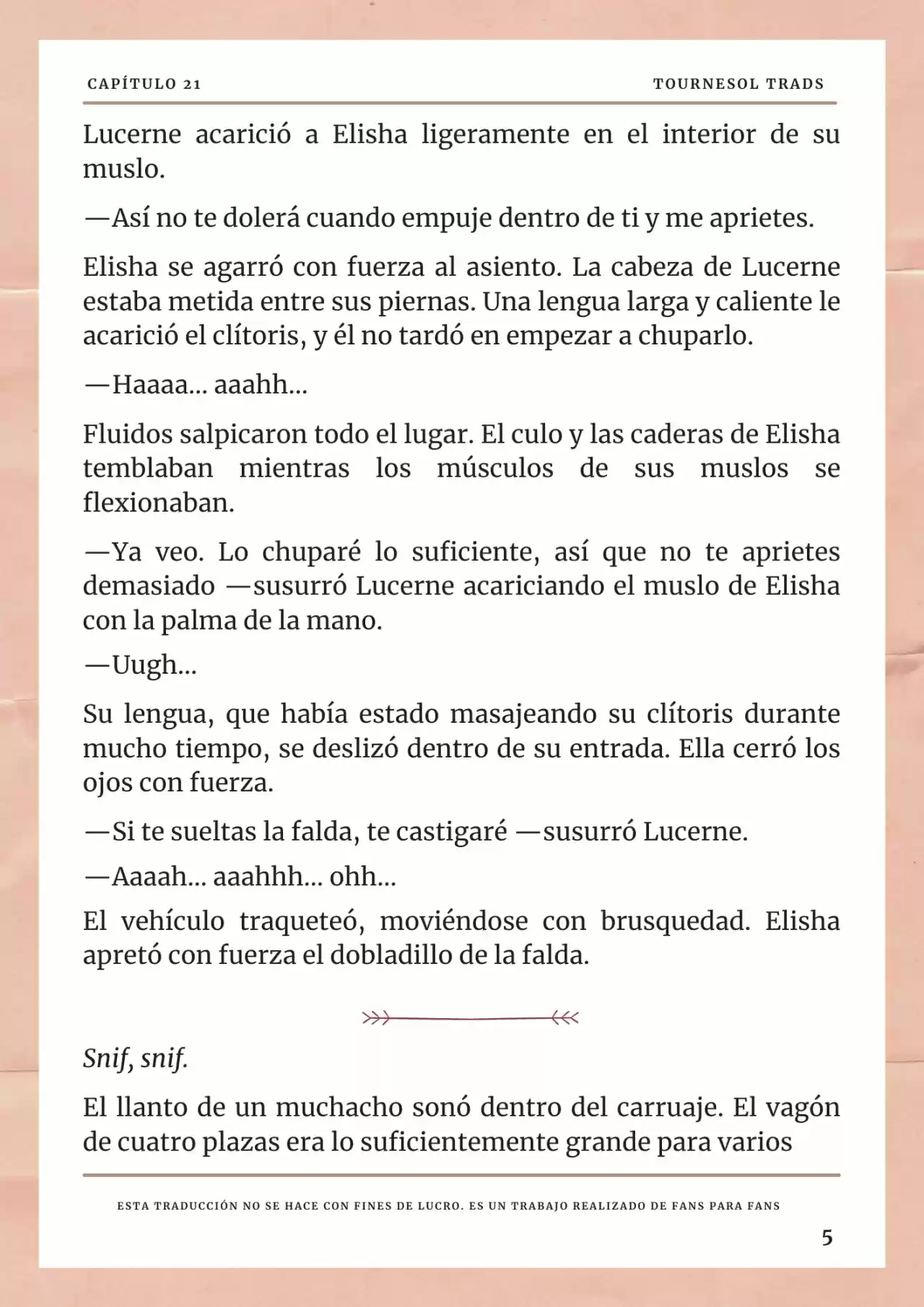 La Prometida Del Depredador (Novela) - Capítulo 21 - Página 6 - LectorTMOo