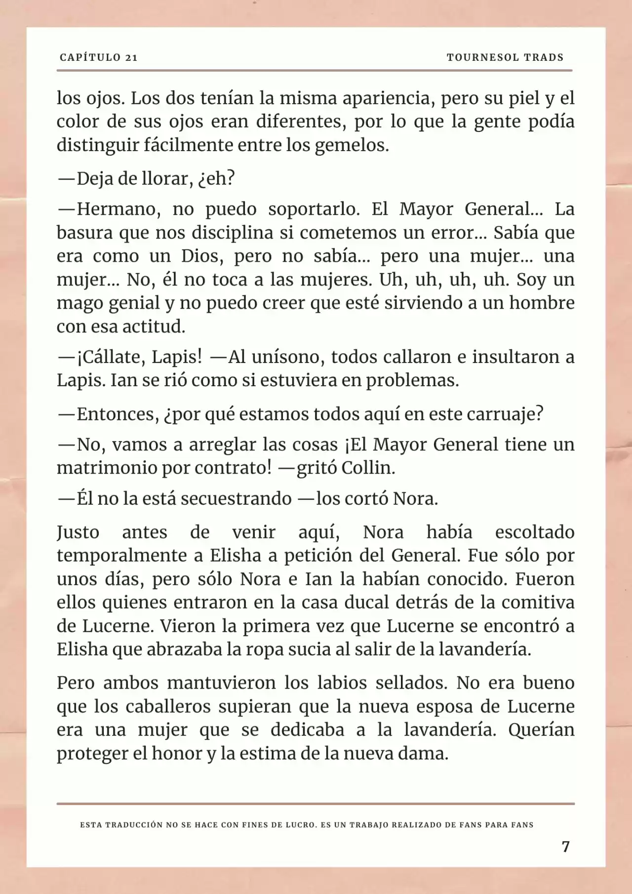 La Prometida Del Depredador (Novela) - Capítulo 21 - Página 8 - LectorTMOo