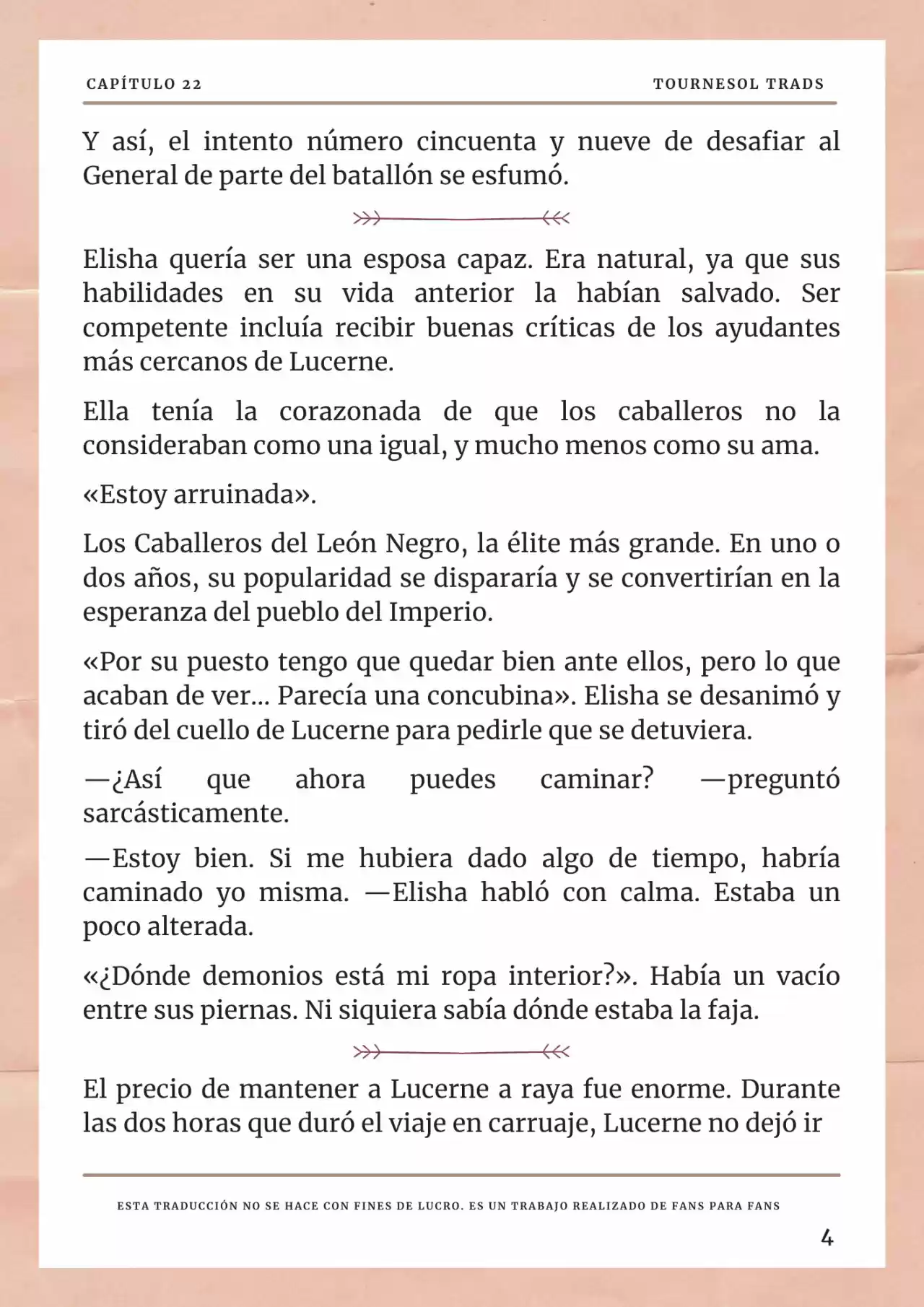 La Prometida Del Depredador (Novela) - Capítulo 22 - Página 5 - LectorTMOo