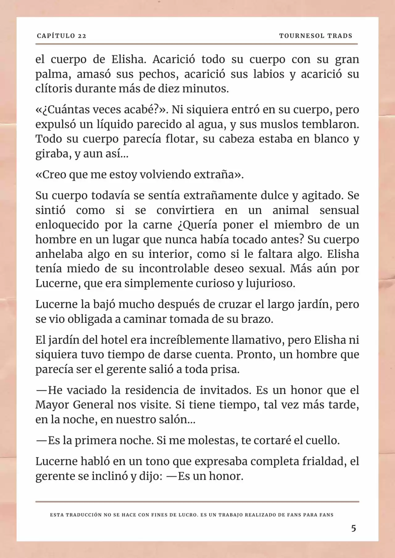 La Prometida Del Depredador (Novela) - Capítulo 22 - Página 6 - LectorTMOo