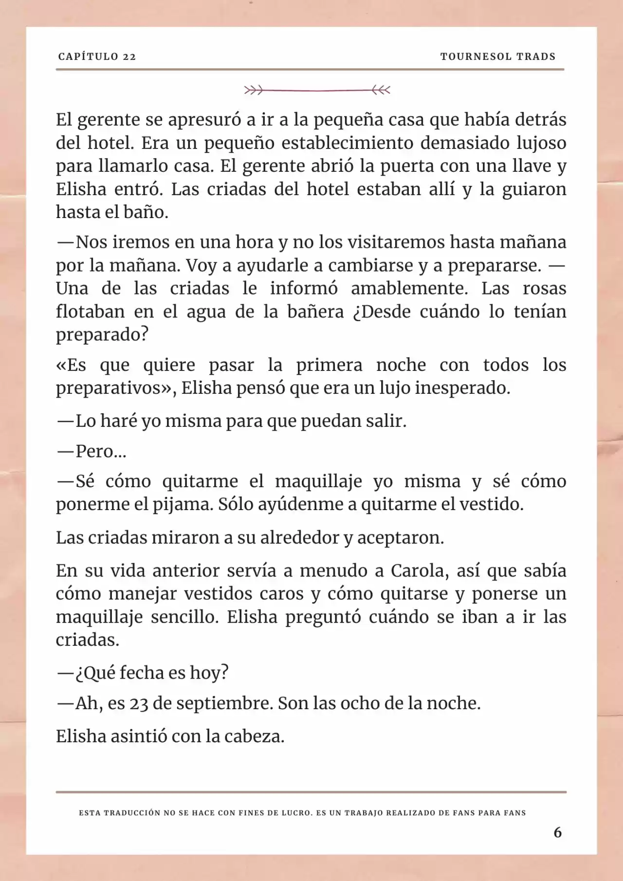 La Prometida Del Depredador (Novela) - Capítulo 22 - Página 7 - LectorTMOo