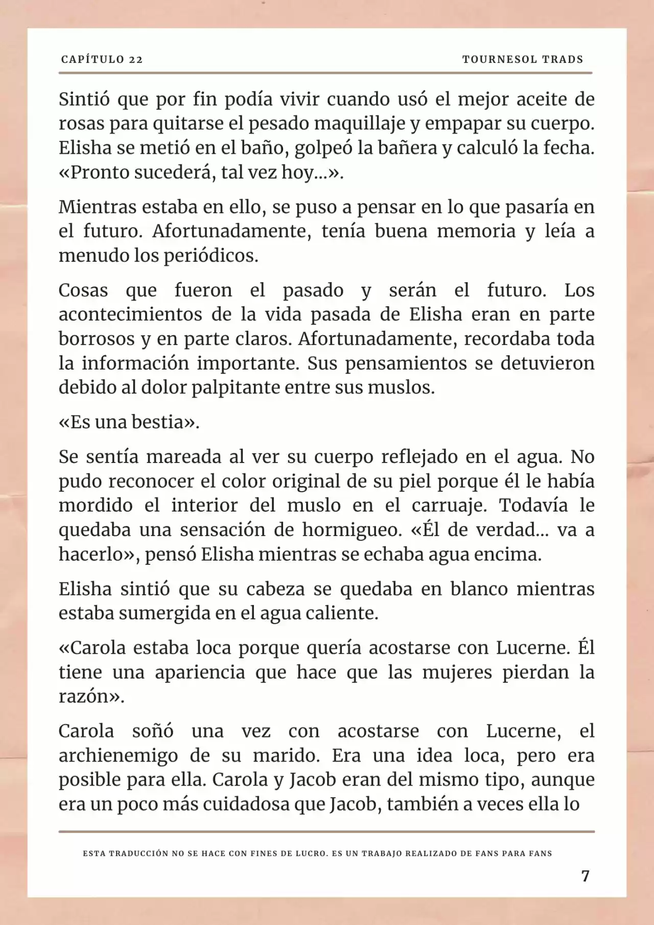 La Prometida Del Depredador (Novela) - Capítulo 22 - Página 8 - LectorTMOo