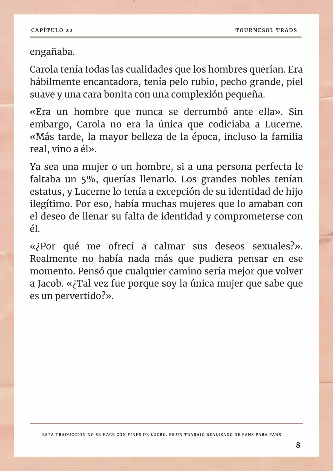 La Prometida Del Depredador (Novela) - Capítulo 22 - Página 9 - LectorTMOo