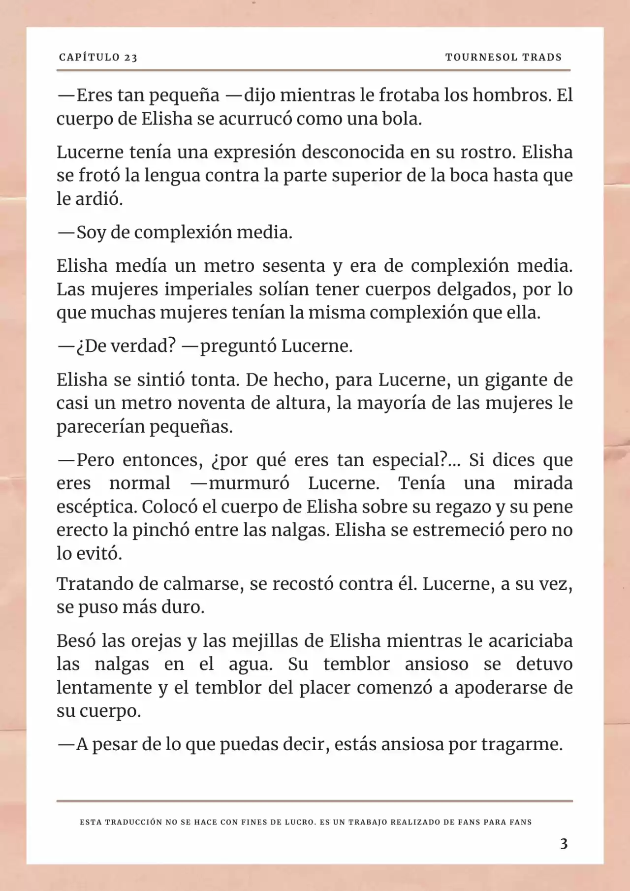 La Prometida Del Depredador (Novela) - Capítulo 23 - Página 4 - LectorTMOo