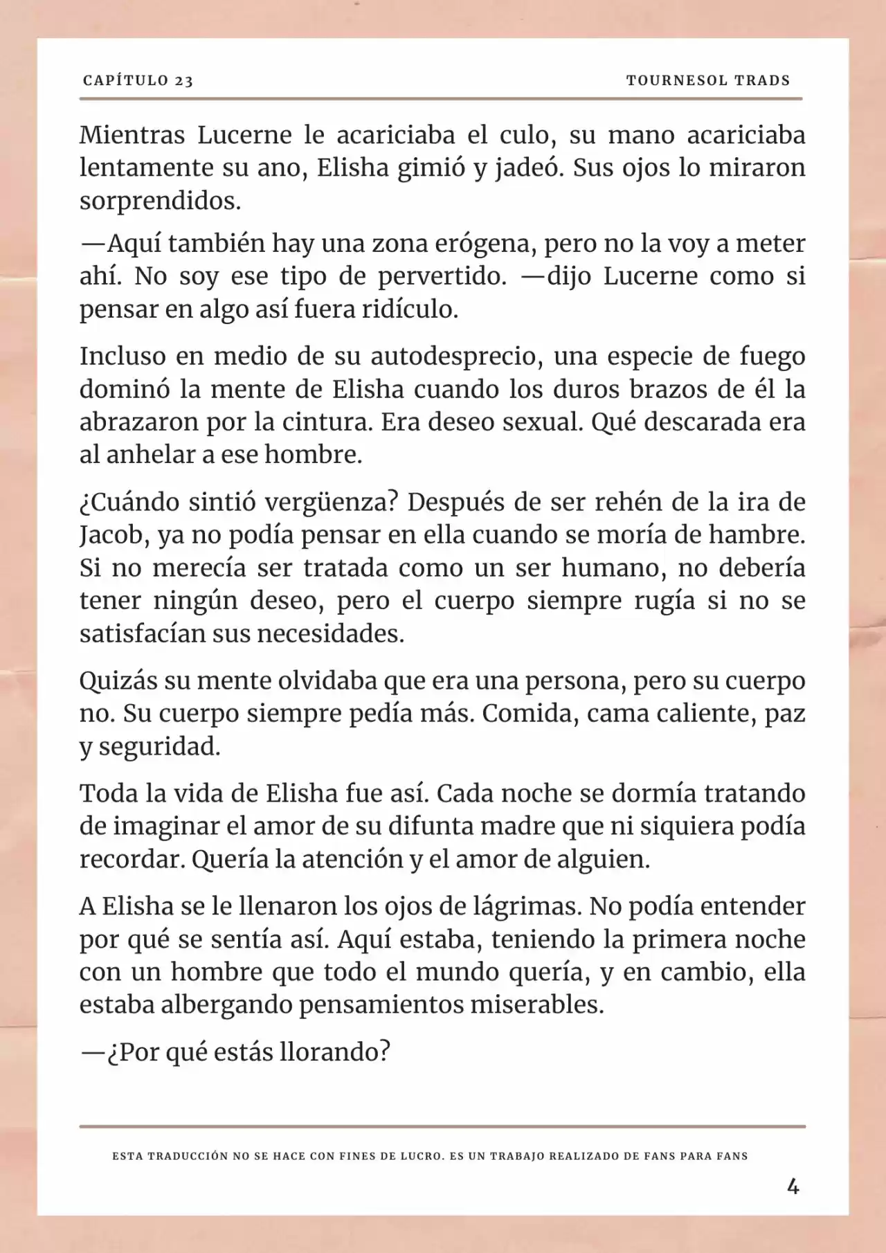 La Prometida Del Depredador (Novela) - Capítulo 23 - Página 5 - LectorTMOo