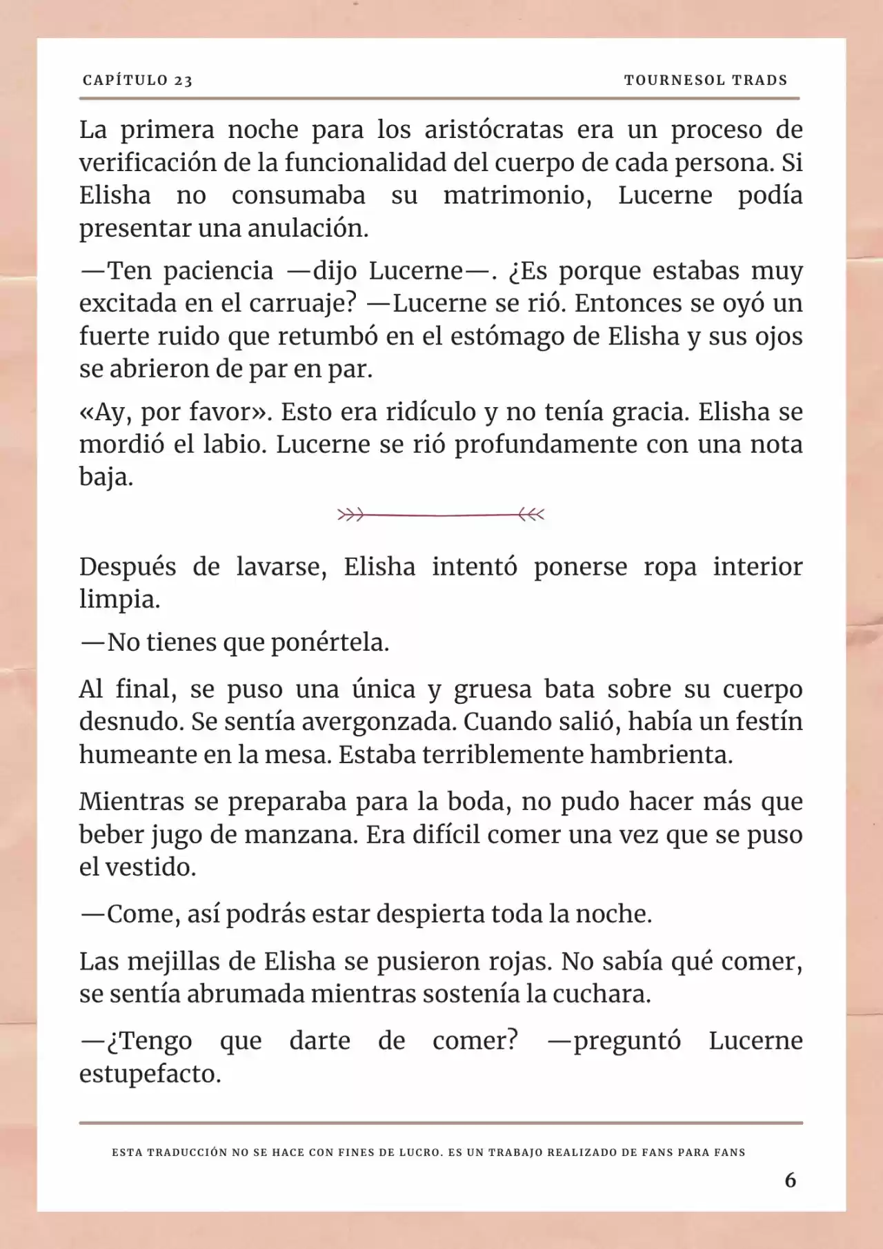 La Prometida Del Depredador (Novela) - Capítulo 23 - Página 7 - LectorTMOo