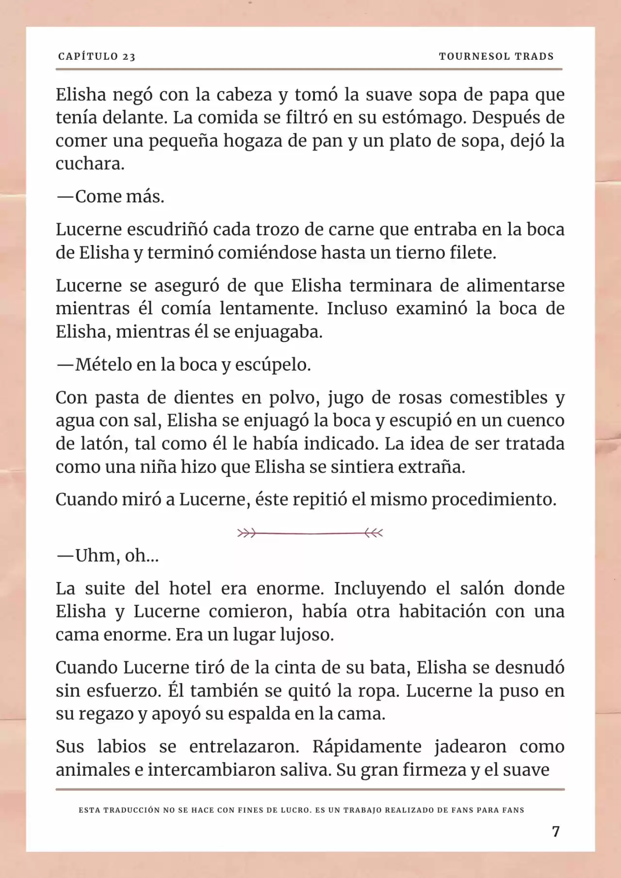 La Prometida Del Depredador (Novela) - Capítulo 23 - Página 8 - LectorTMOo