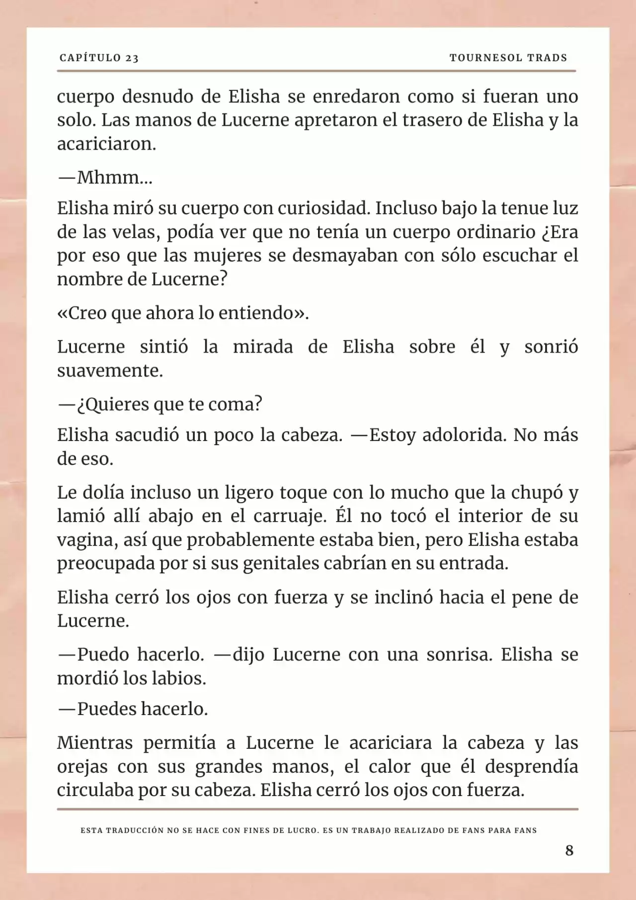 La Prometida Del Depredador (Novela) - Capítulo 23 - Página 9 - LectorTMOo