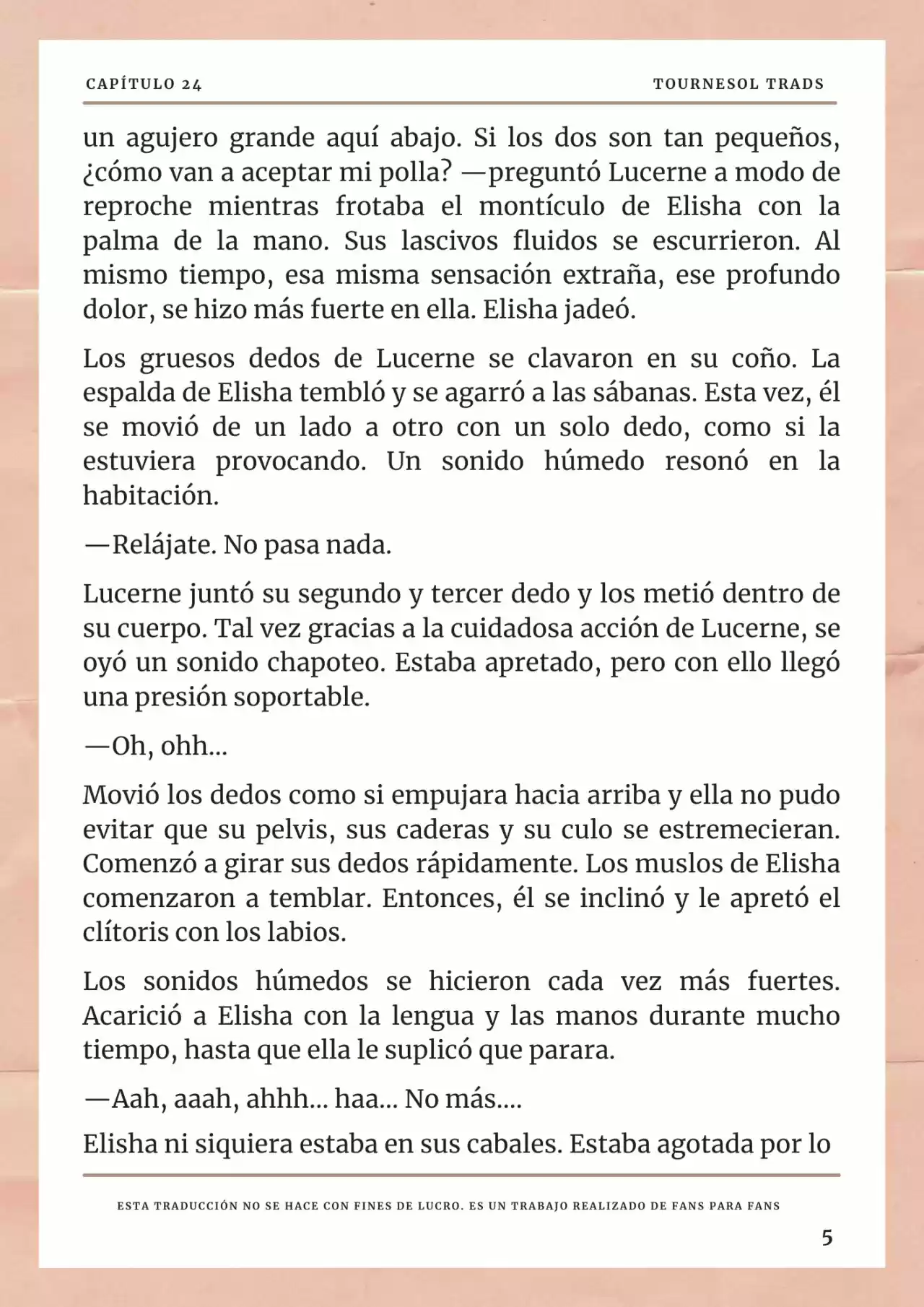 La Prometida Del Depredador (Novela) - Capítulo 24 - Página 6 - LectorTMOo
